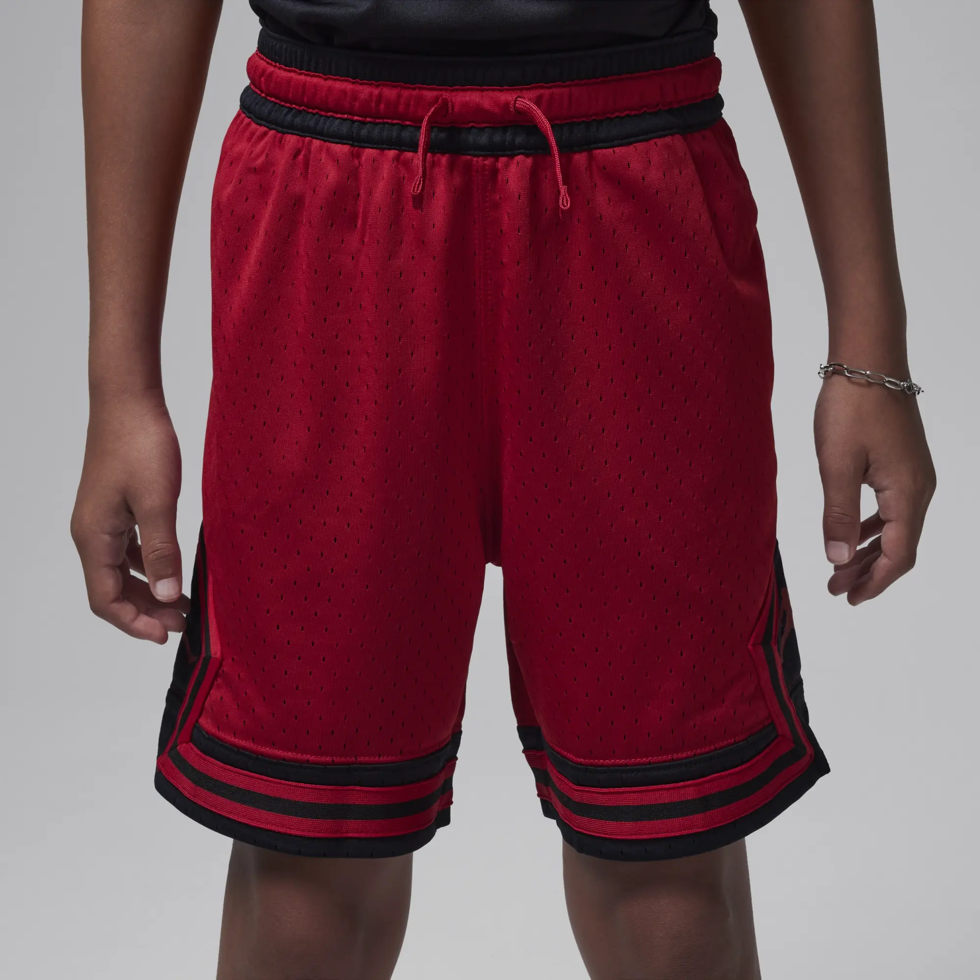 Nike Jordan Jordan Sport Older Kids' Dri-FIT Diamond Shorts - Red - Polyester