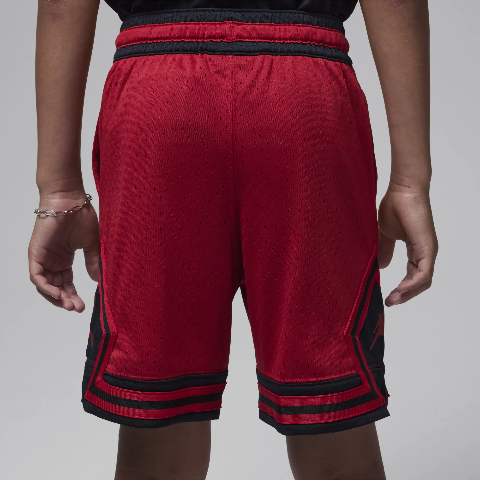 Nike Jordan Jordan Sport Older Kids' Dri-FIT Diamond Shorts - Red - Polyester