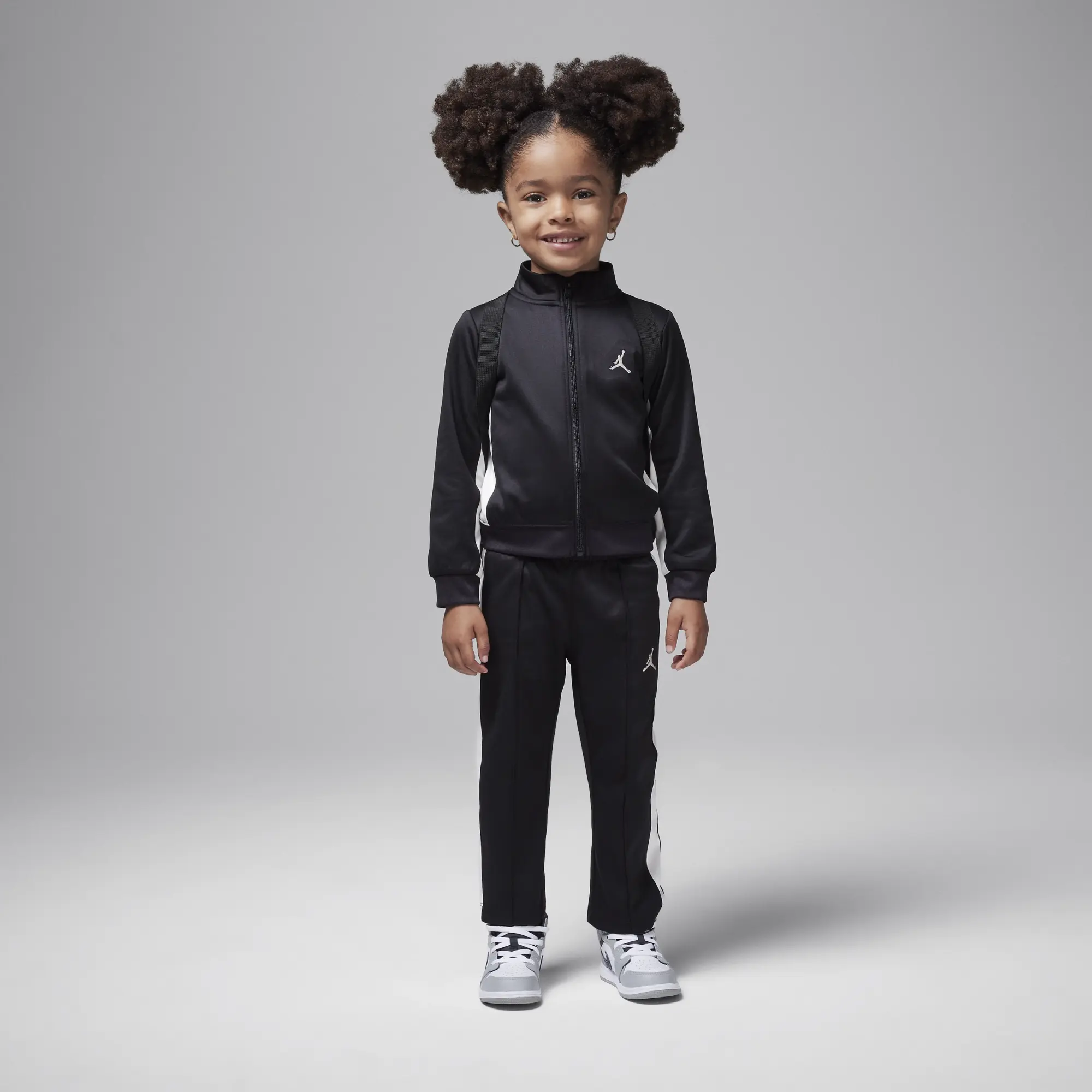 Nike Jordan Jordan 'Mini Me' Toddler Knit Tracksuit - Black - Polyester