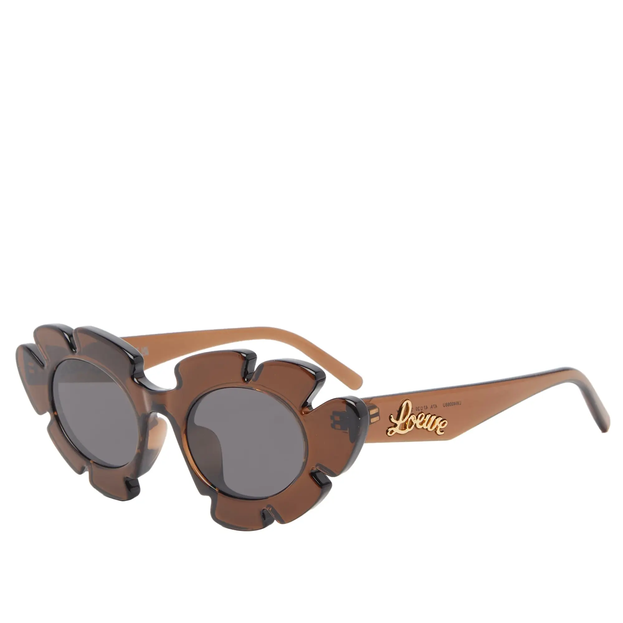 Loewe Eyewear Loewe Paula's Ibiza Flower Sunglasses Light Brown/Smoke