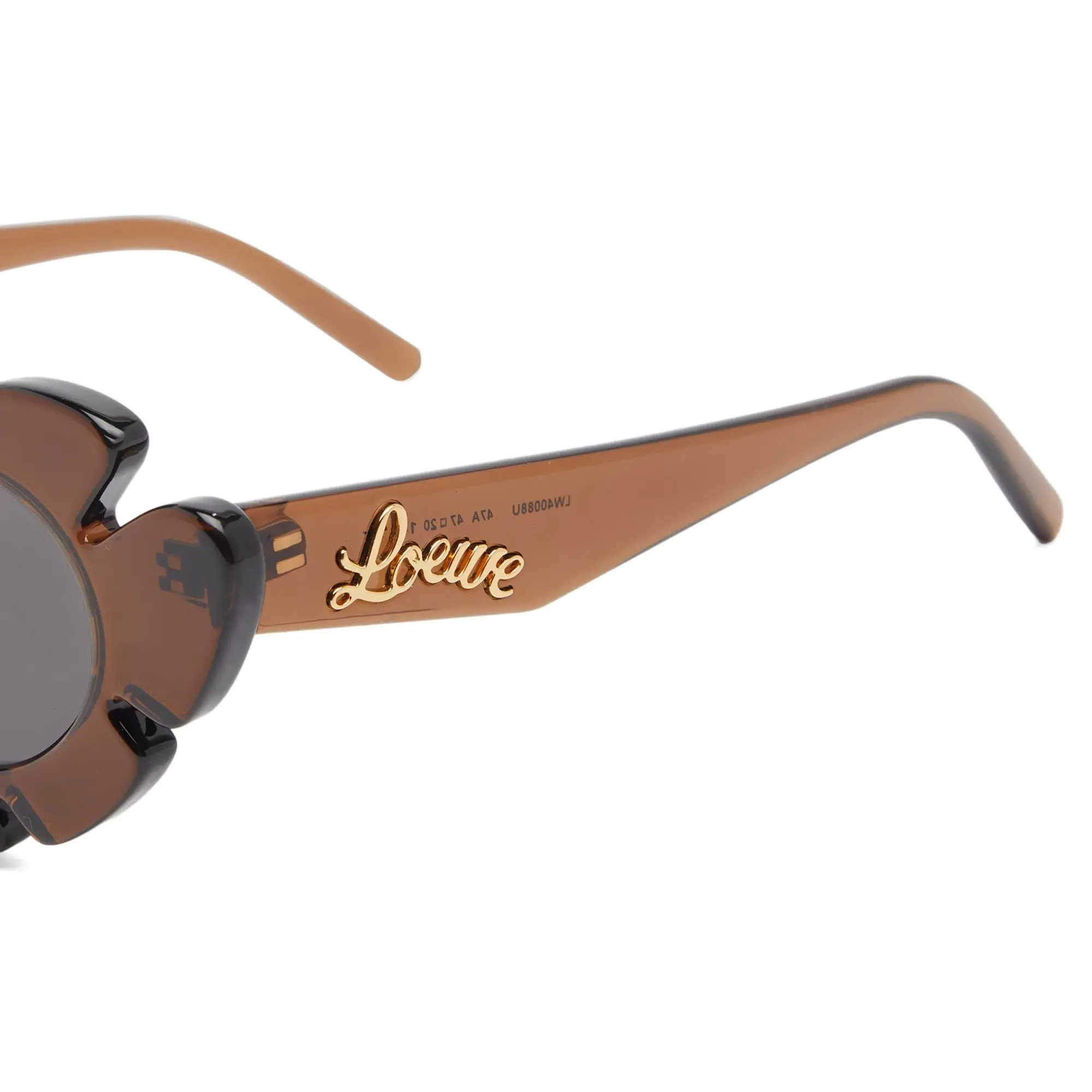 Loewe Eyewear Loewe Paula's Ibiza Flower Sunglasses Light Brown/Smoke