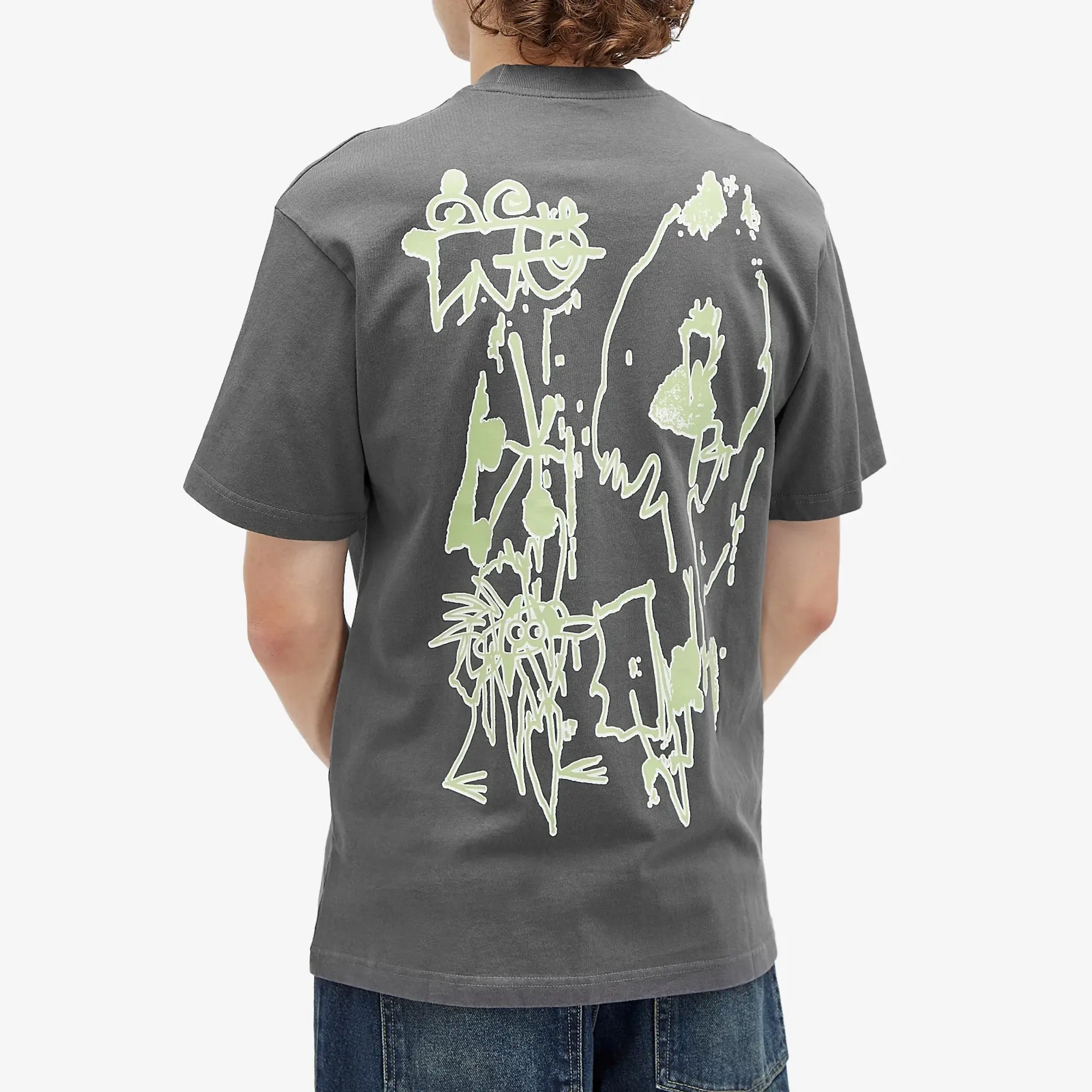 Lo-Fi Men's Emulsion T-Shirt Washed Black
