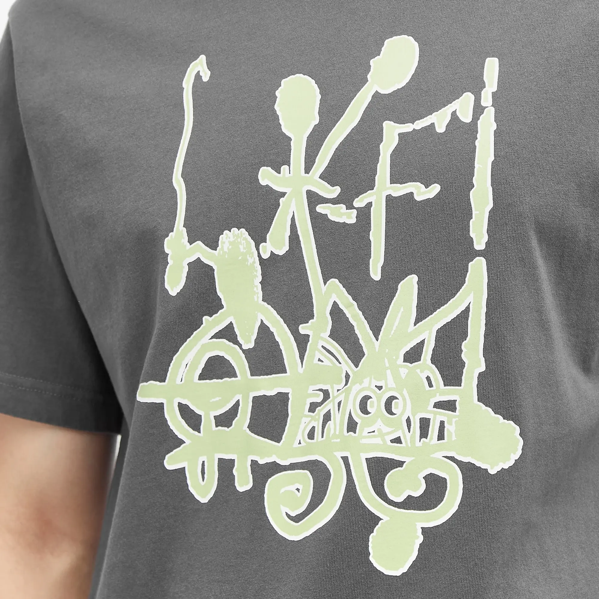 Lo-Fi Men's Emulsion T-Shirt Washed Black