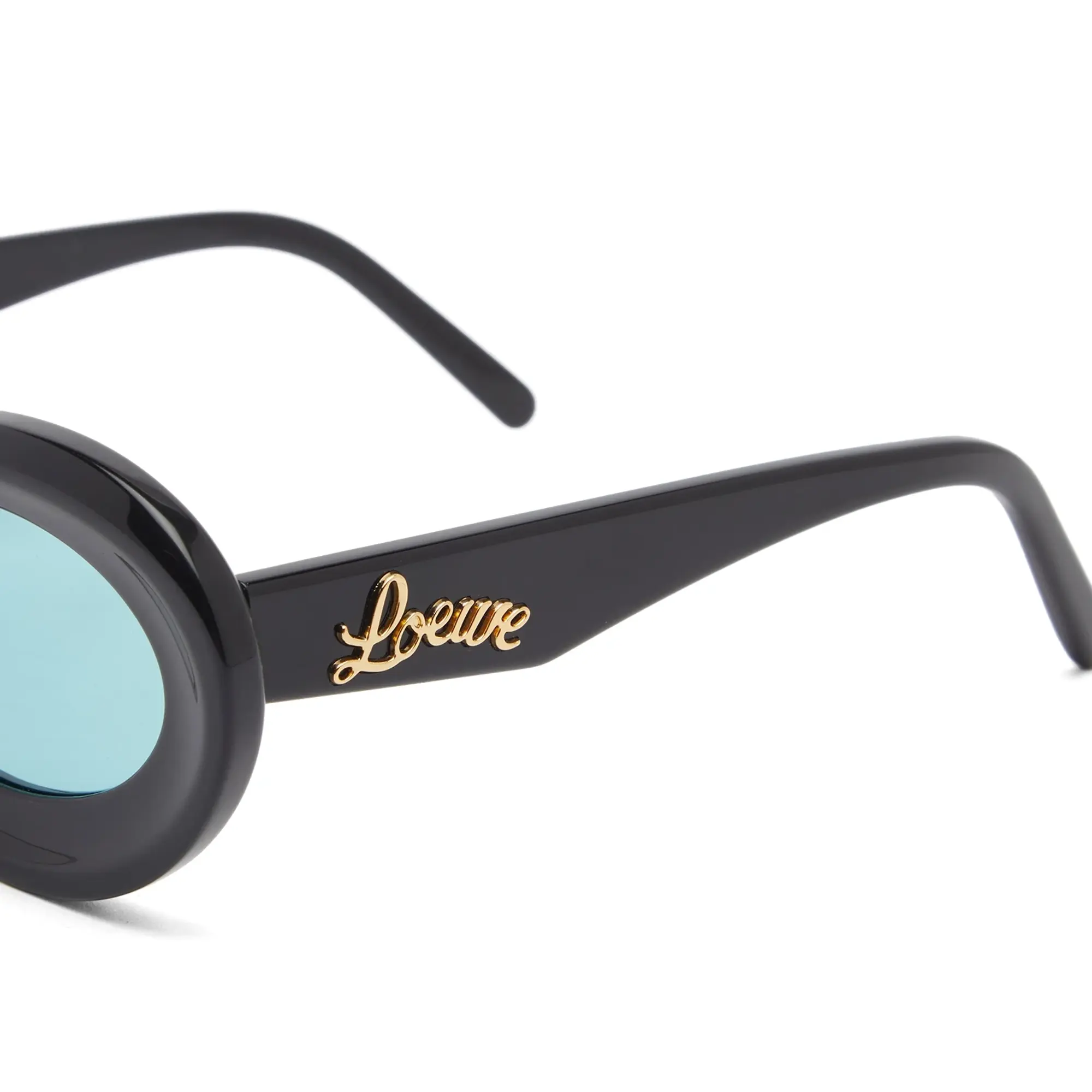 Loewe Eyewear Loewe Paula's Ibiza Loop Sunglasses Shiny Black/Blue