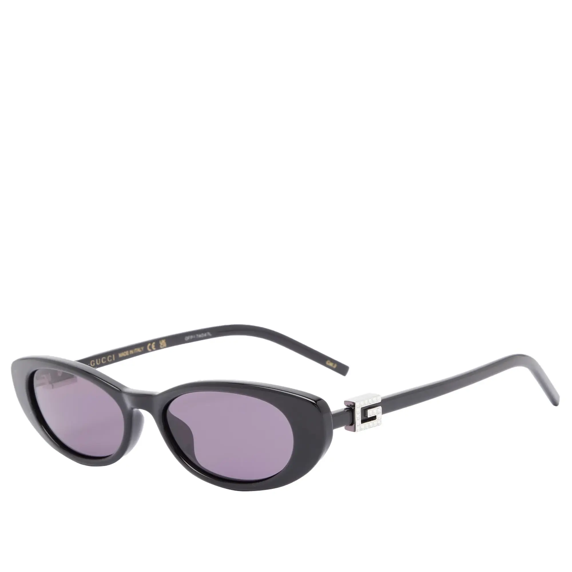 Gucci Women's G String Sunglasses Black/Grey