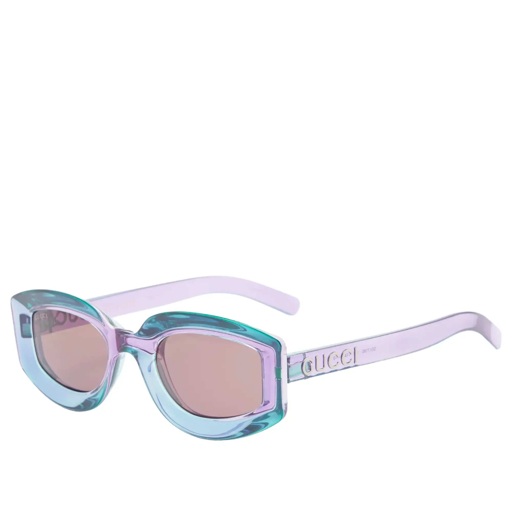 Gucci Women's Sunset Boulevard Sunglasses Violet/Brown