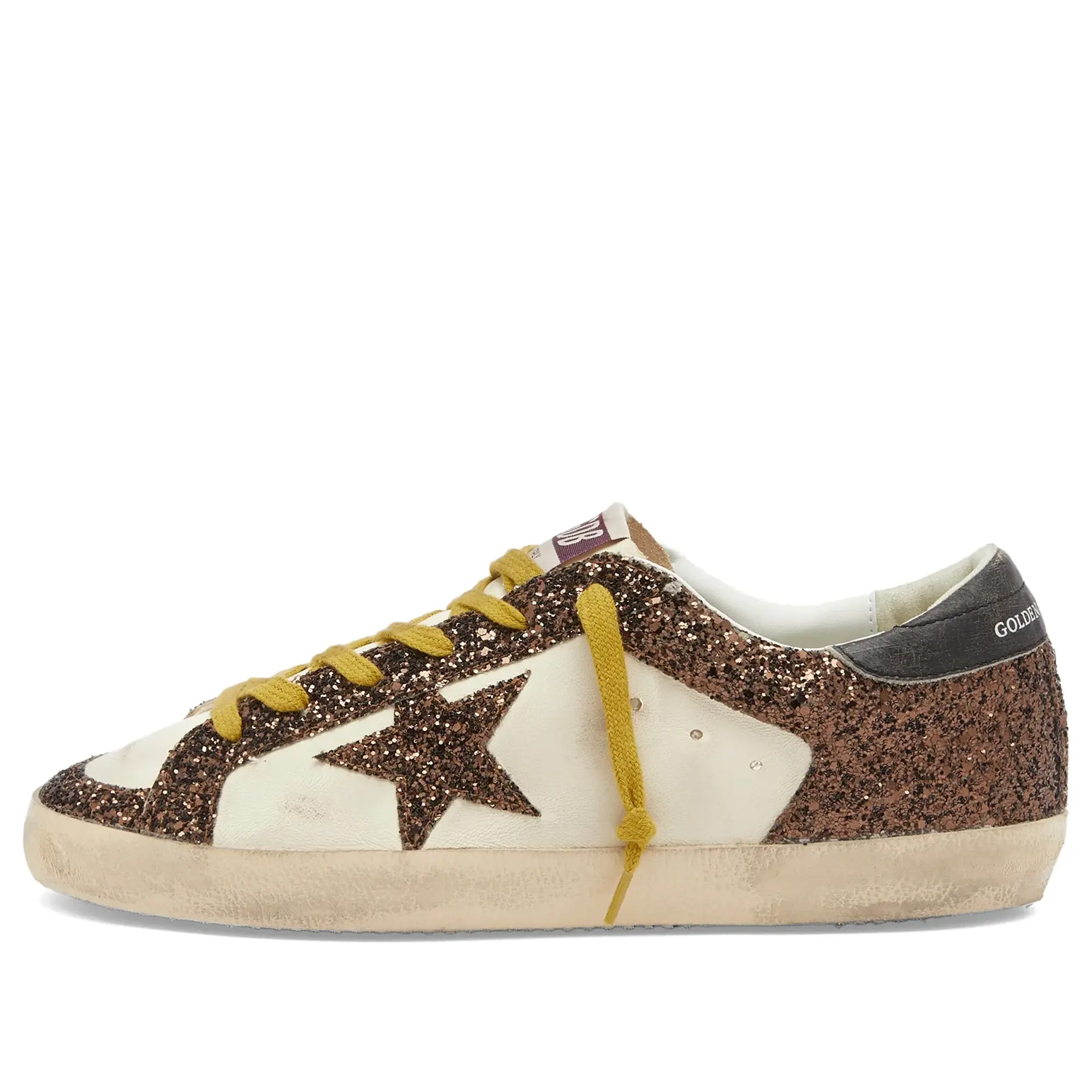 Golden Goose Women's Super Star Sneaker White/Brown