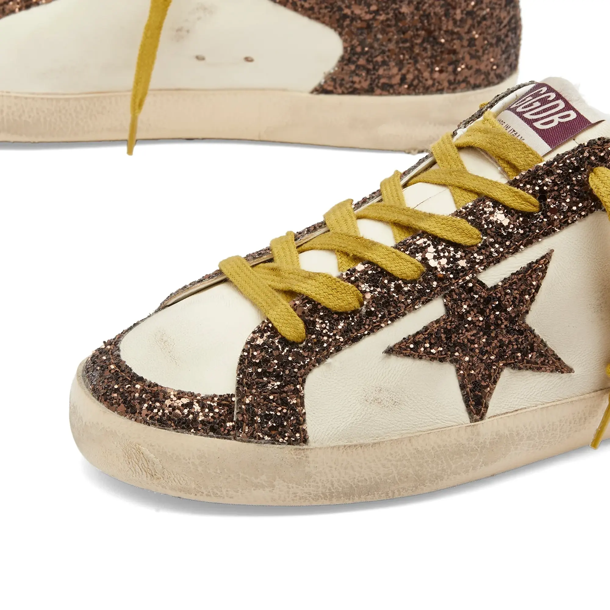 Golden Goose Women's Super Star Sneaker White/Brown