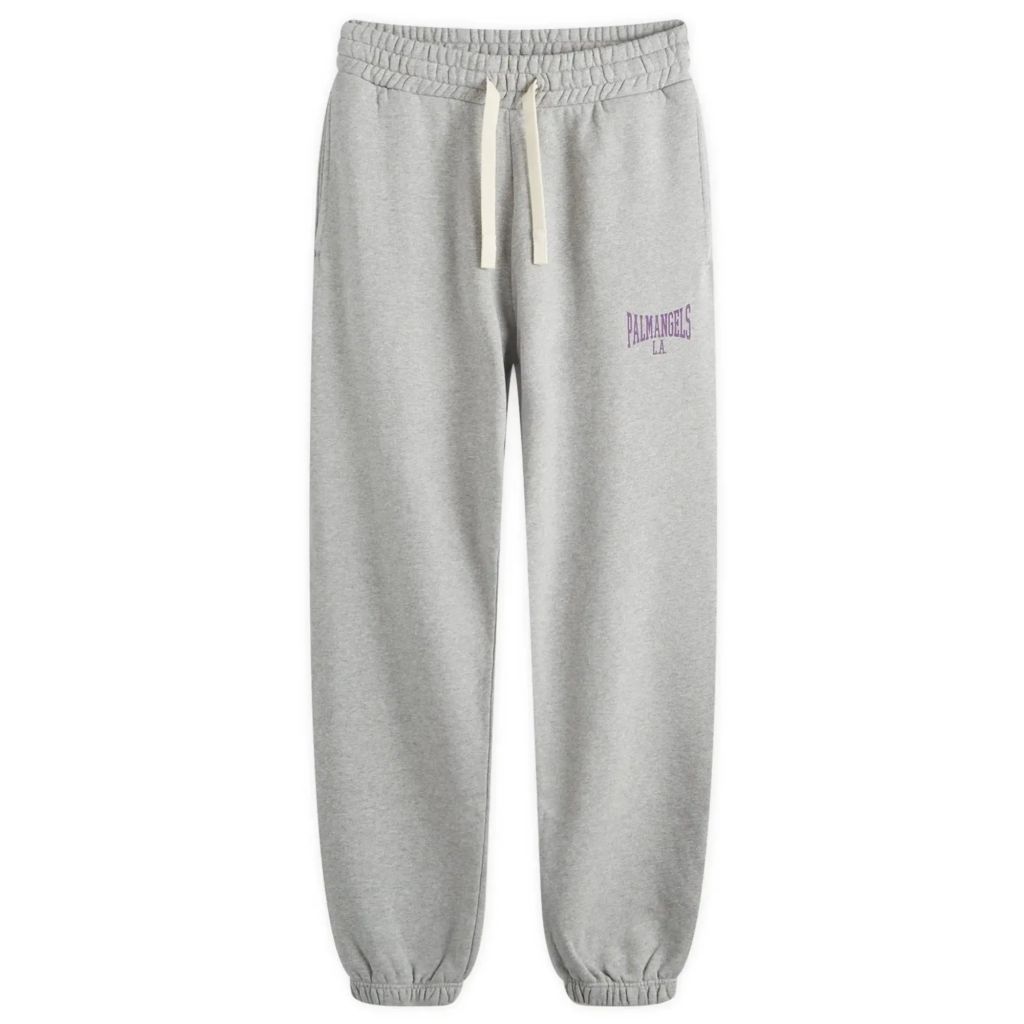 Palm Angels Women's College Sweat Pants Melange Grey/Violet