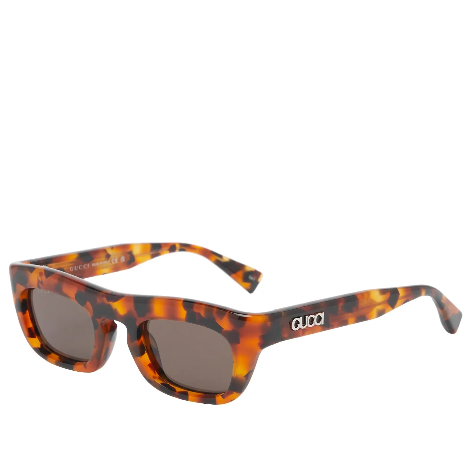 Gucci Men's Show Sunglasses Havana/Brown