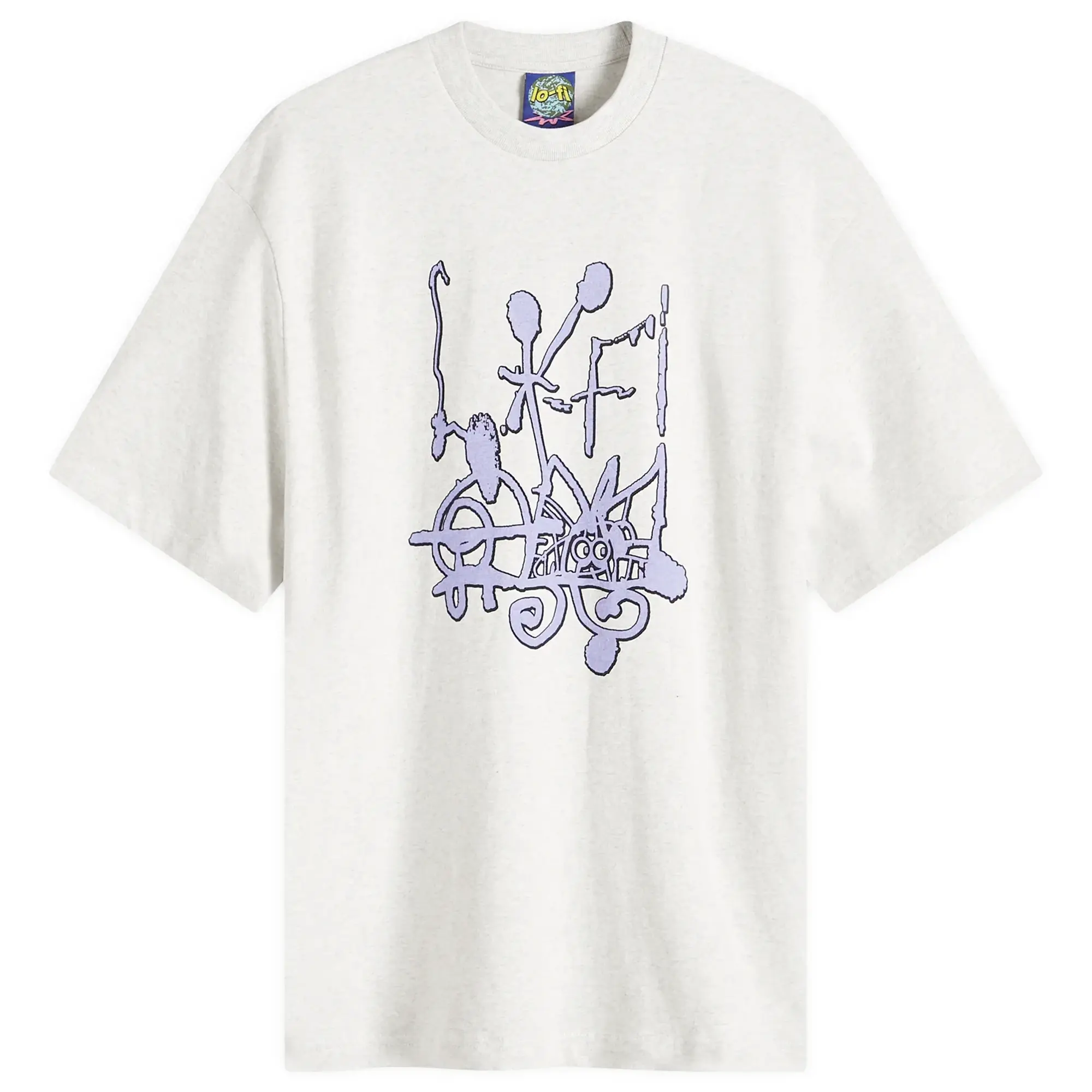 Lo-Fi Men's Emulsion T-Shirt Ash
