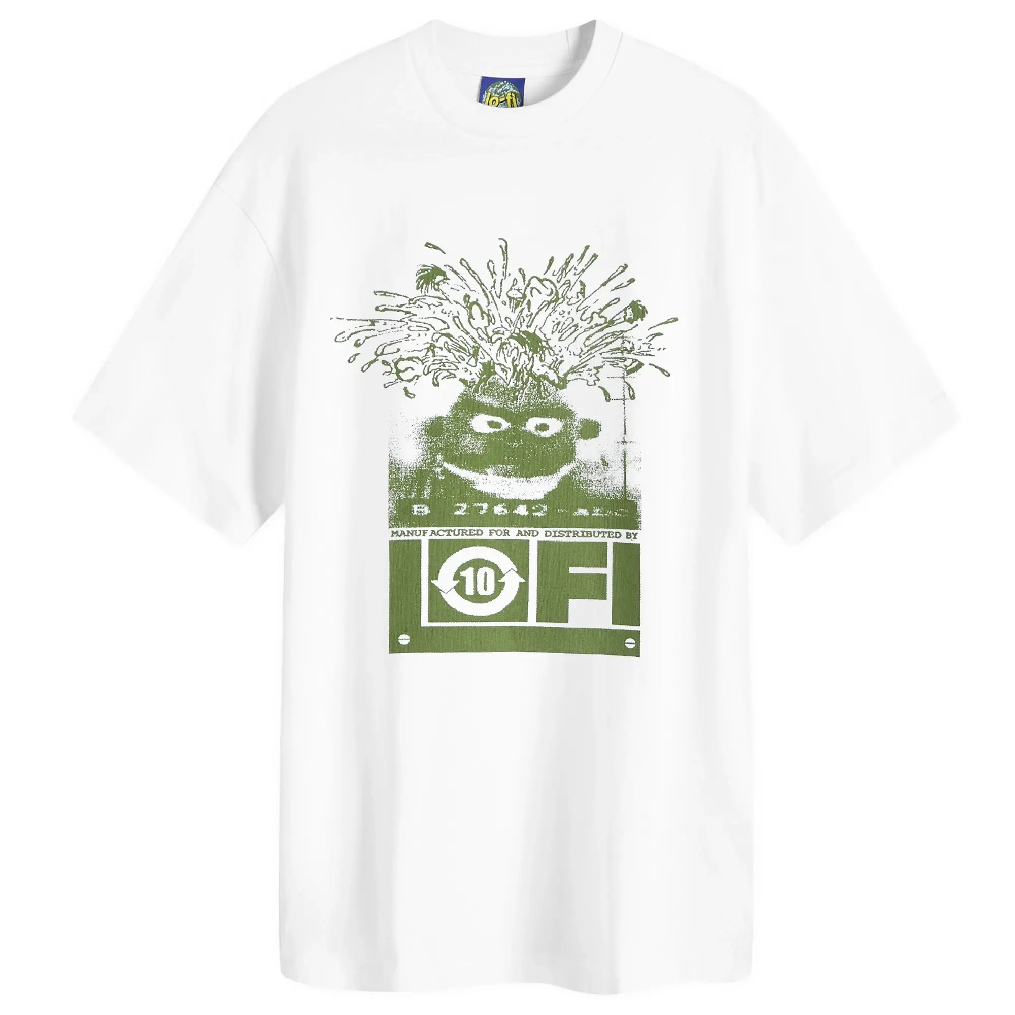 Lo-Fi Men's Grey Matter T-Shirt White