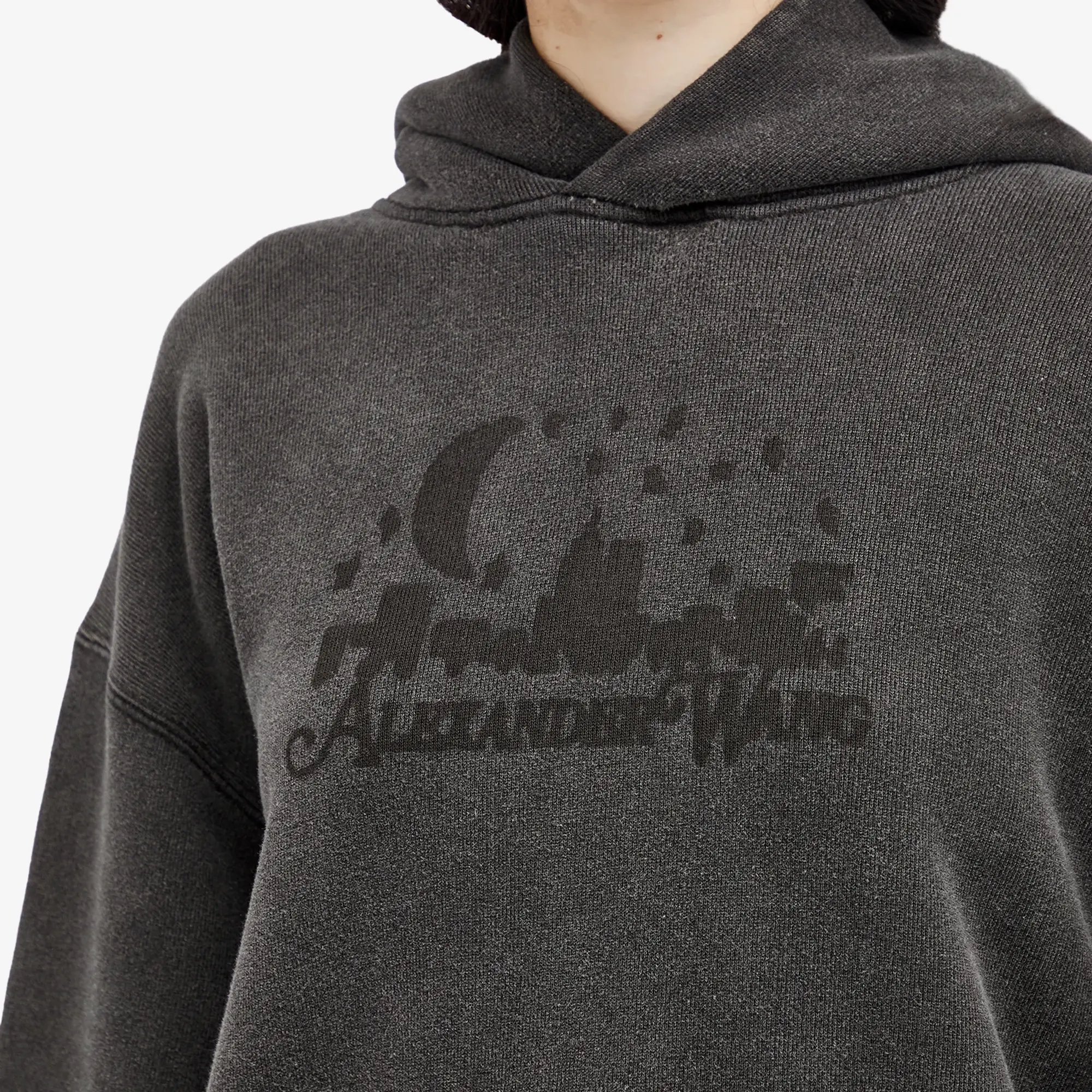 Alexander Wang Women's Skyline Print Hoodie Grey