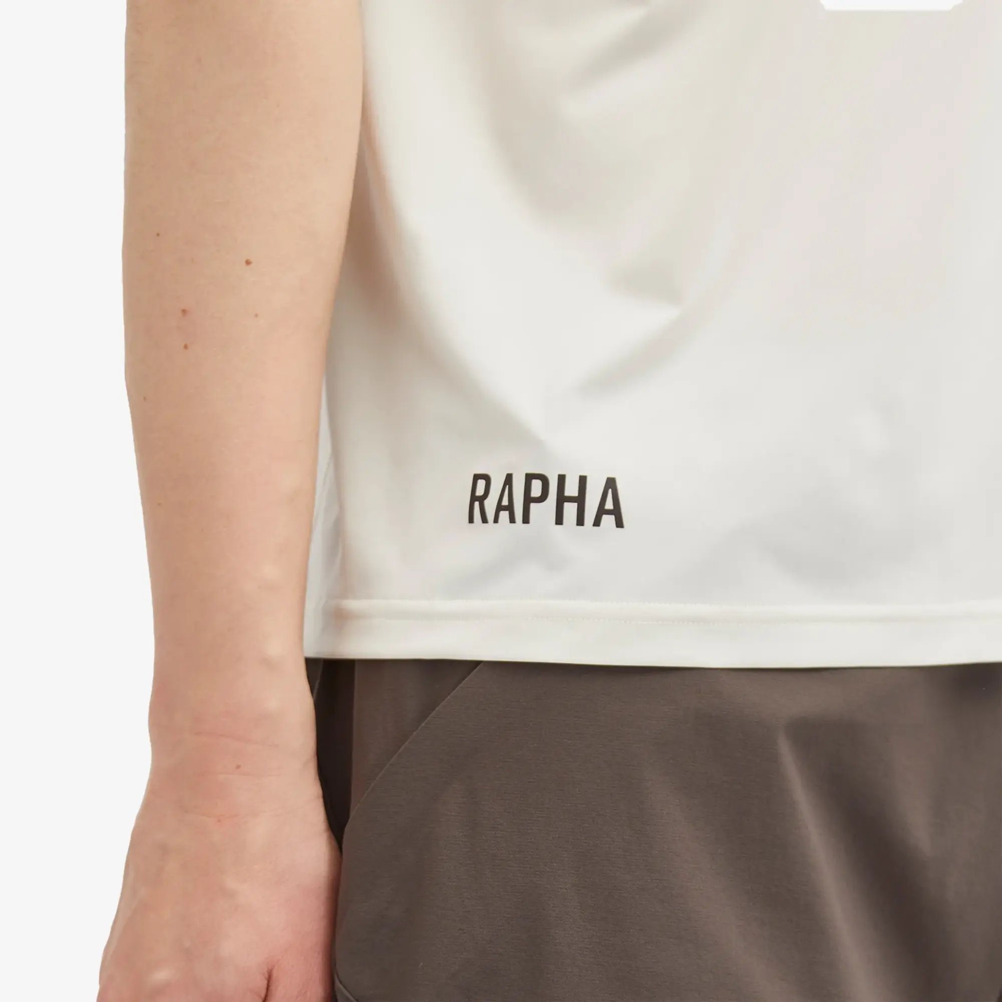 Rapha Men's Roadwear Tech T-Shirt Off-White/Black