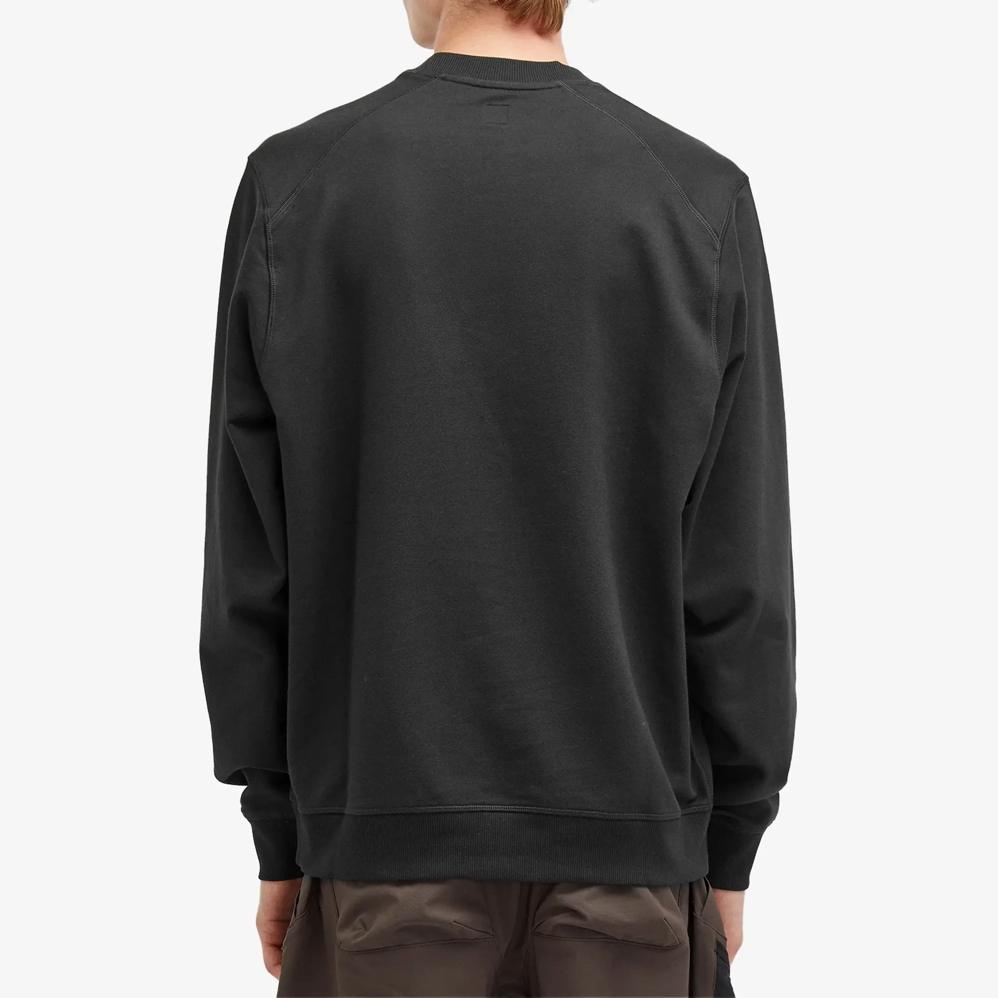 Rapha Men's Cotton Sweatshirt - Large Logo Men Sweatshirts Black