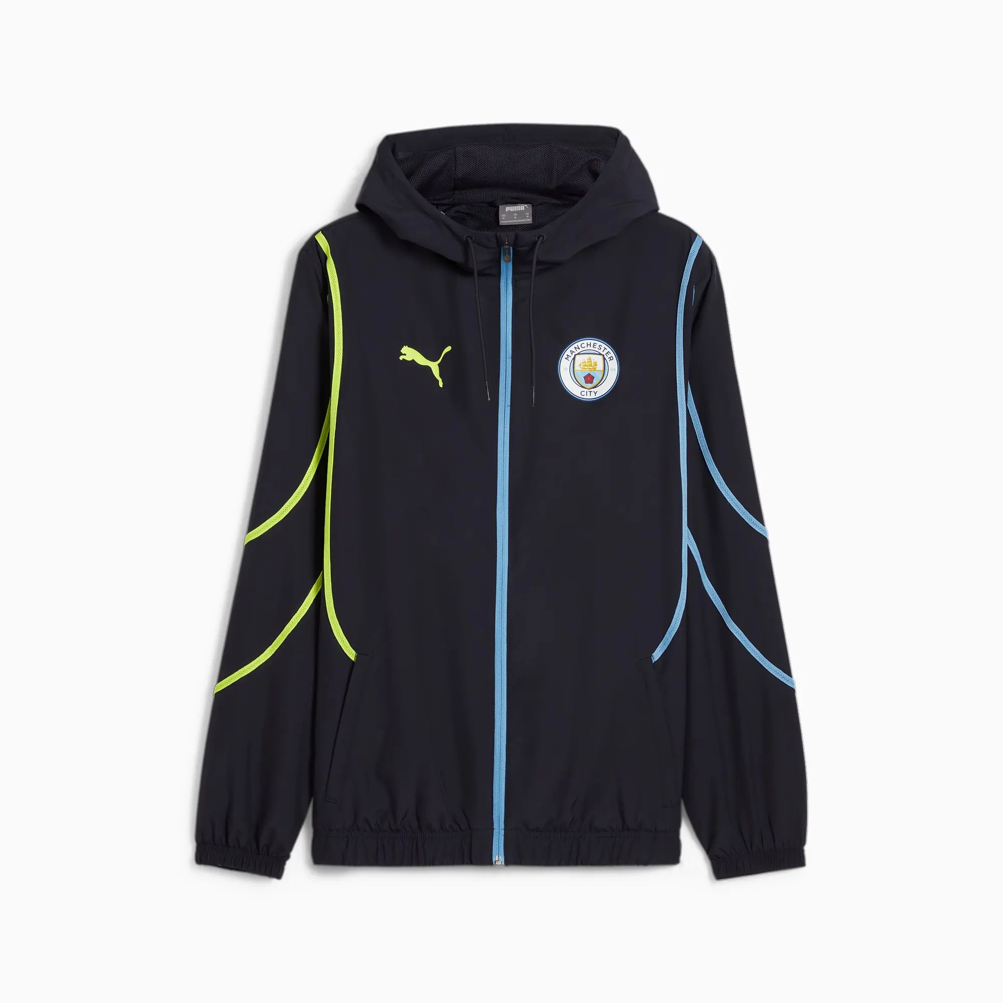 PUMA Manchester City Pre-Match Woven Jacket Men, Dark Blue