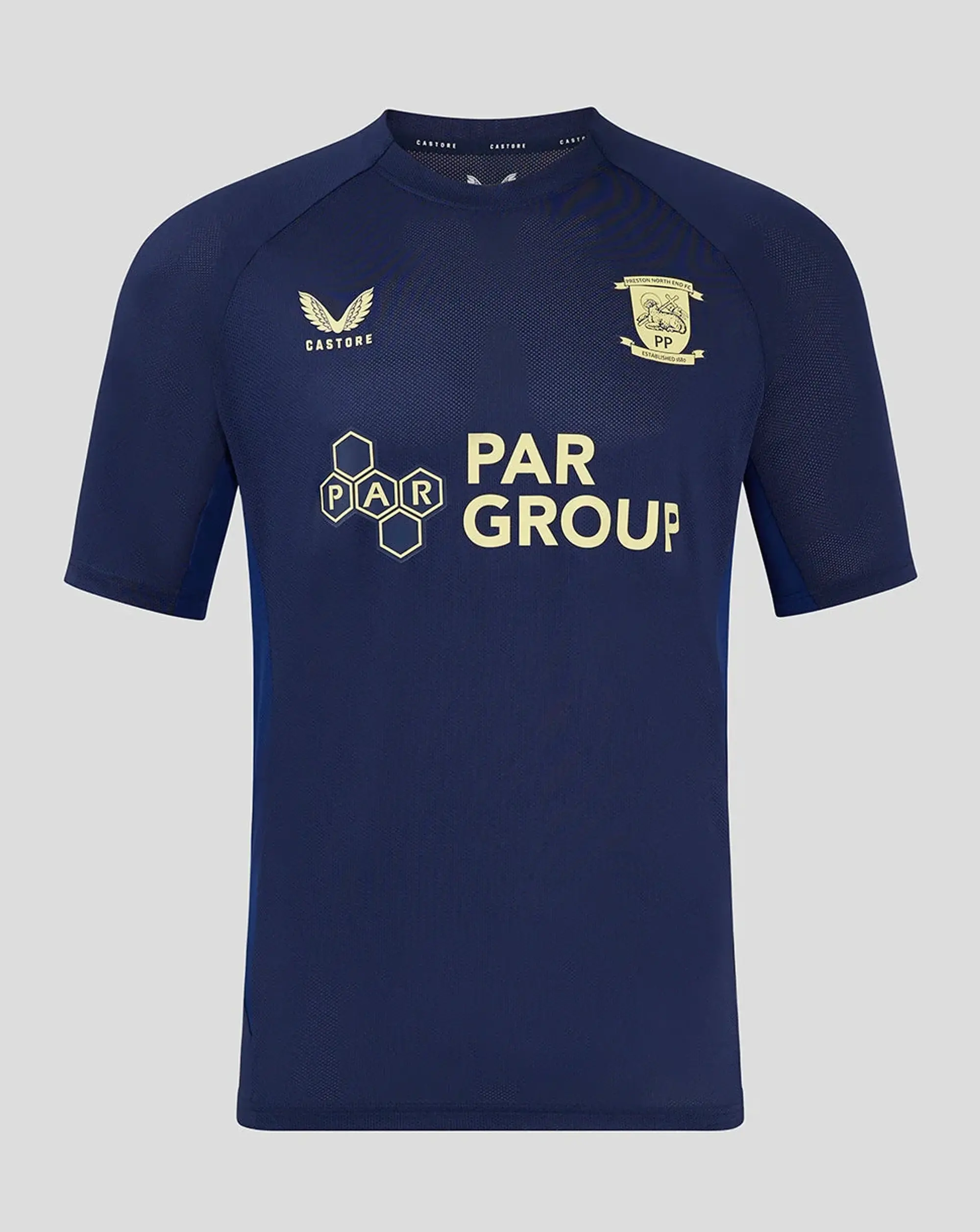 Castore Preston Men's 24/25 Short Sleeve Training T-shirt - Blue