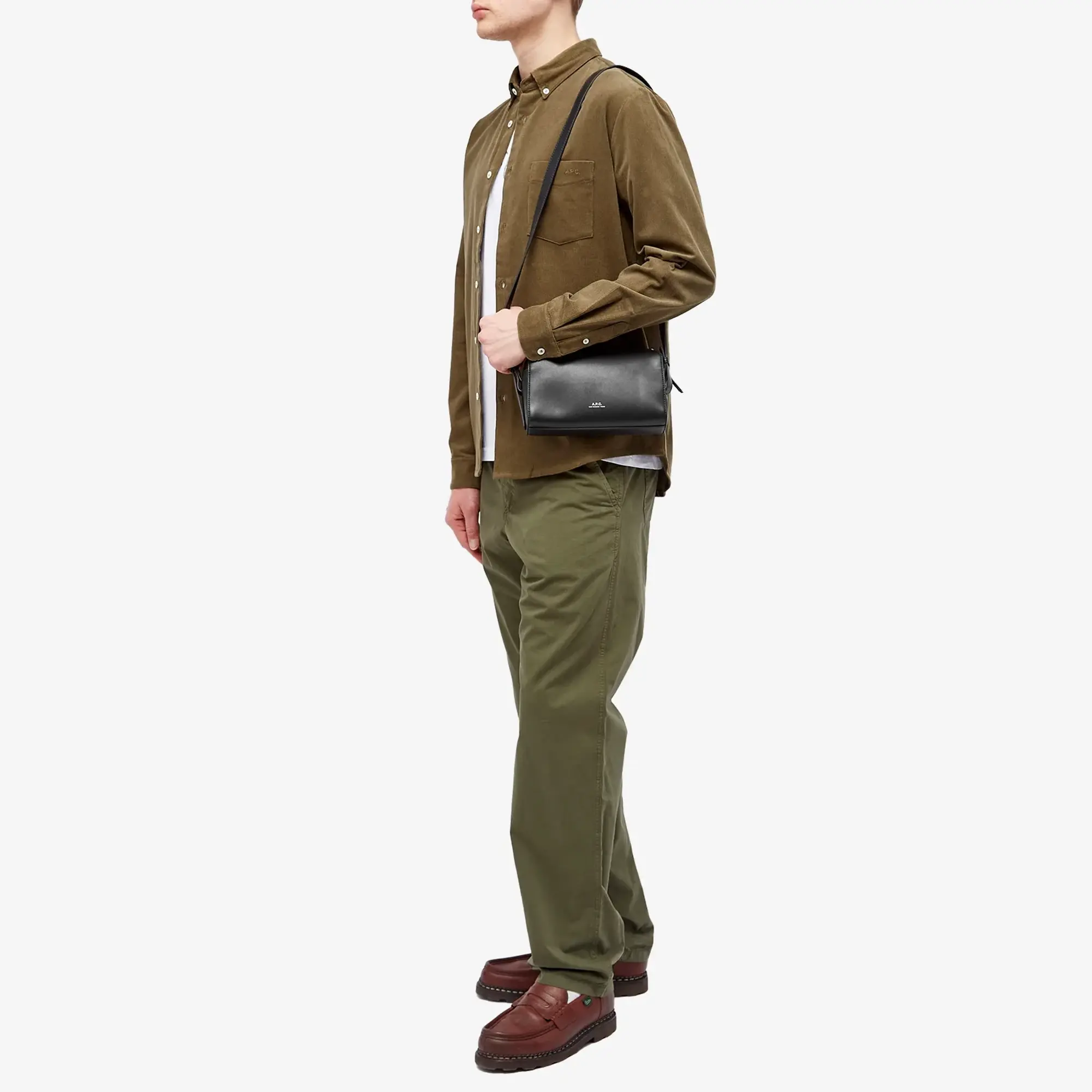 A.P.C. Men's Nino Camera Bag Black