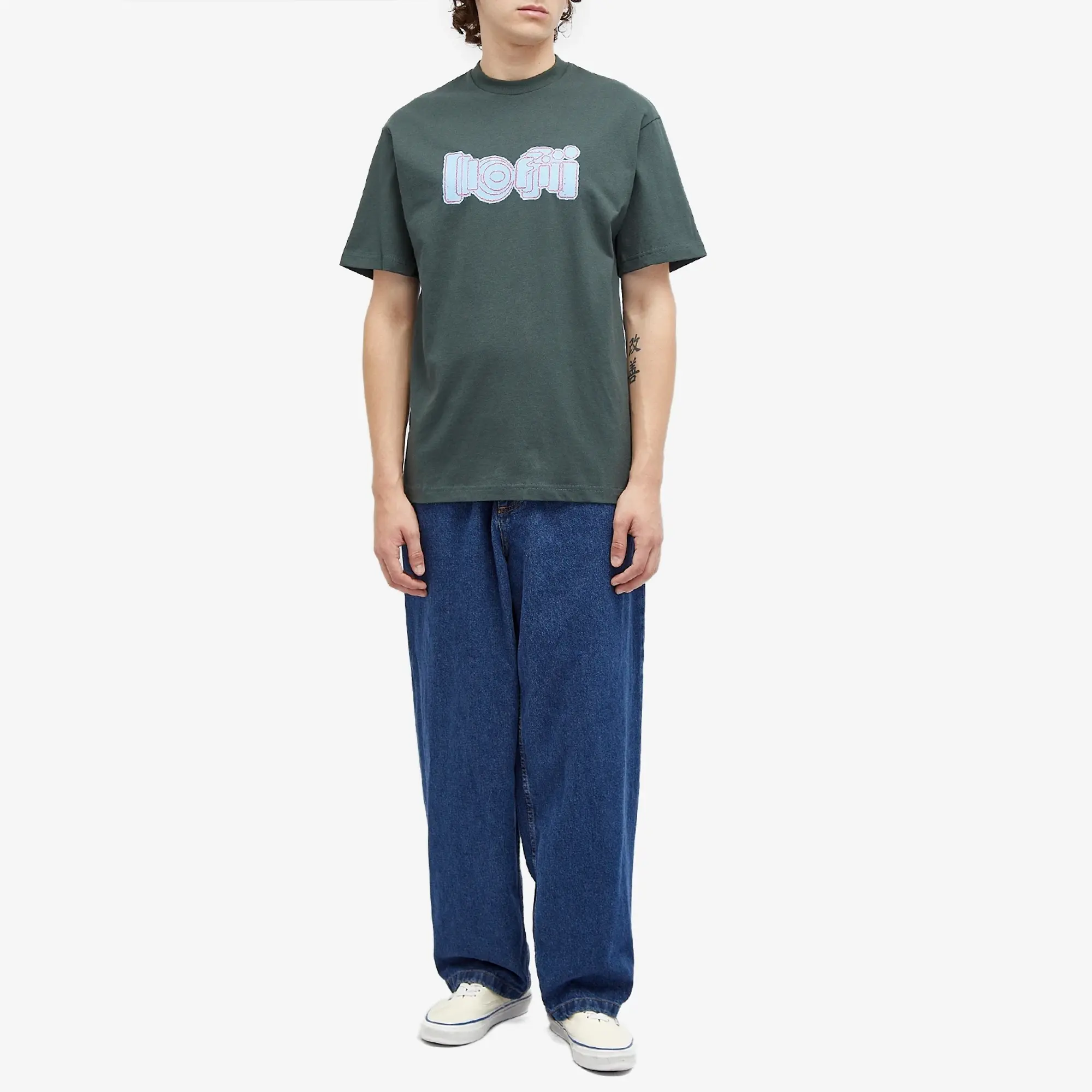 Lo-Fi Men's Accelerate T-Shirt Charcoal