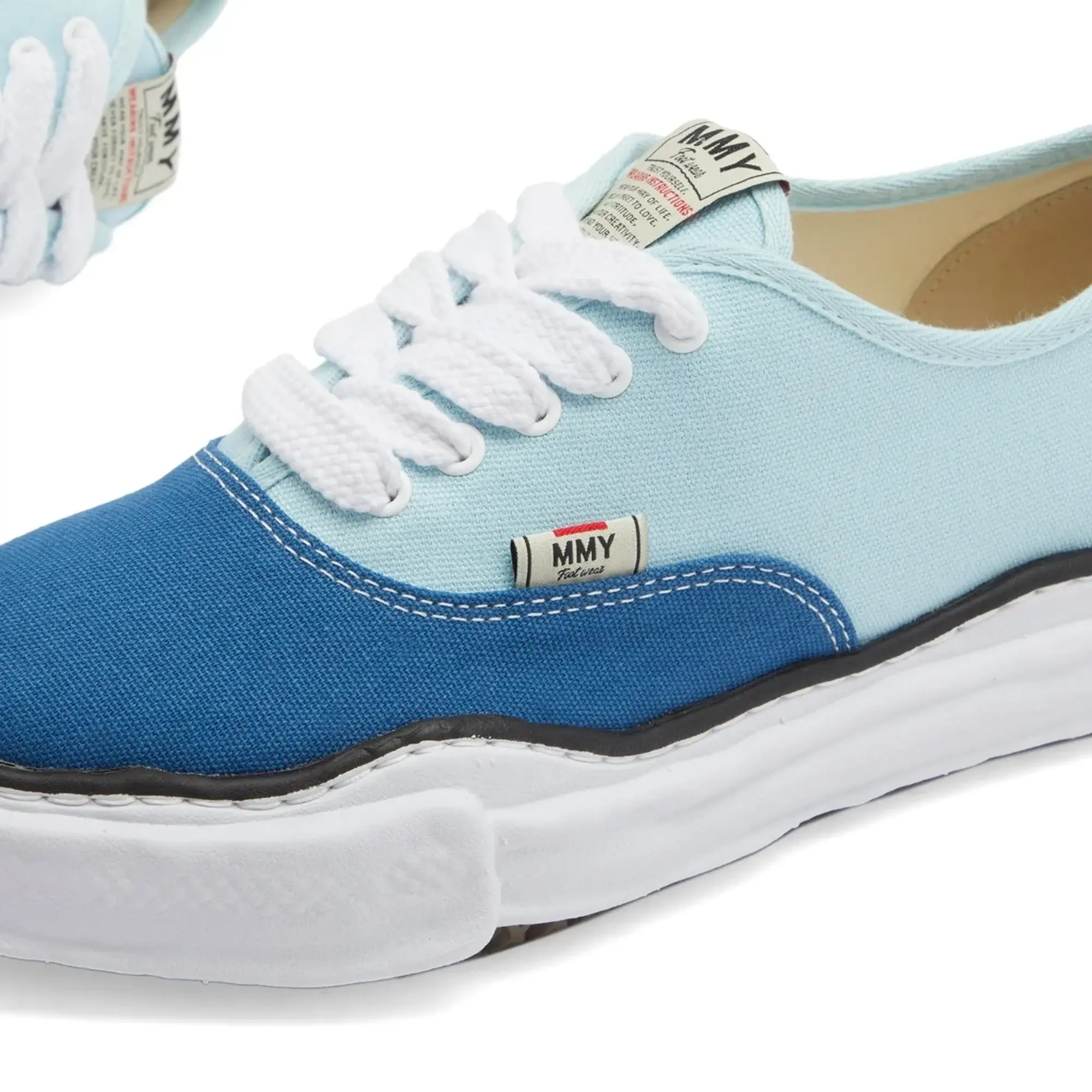 Maison MIHARA YASUHIRO Baker Original Low Canvas Sneaker Blue/Blue