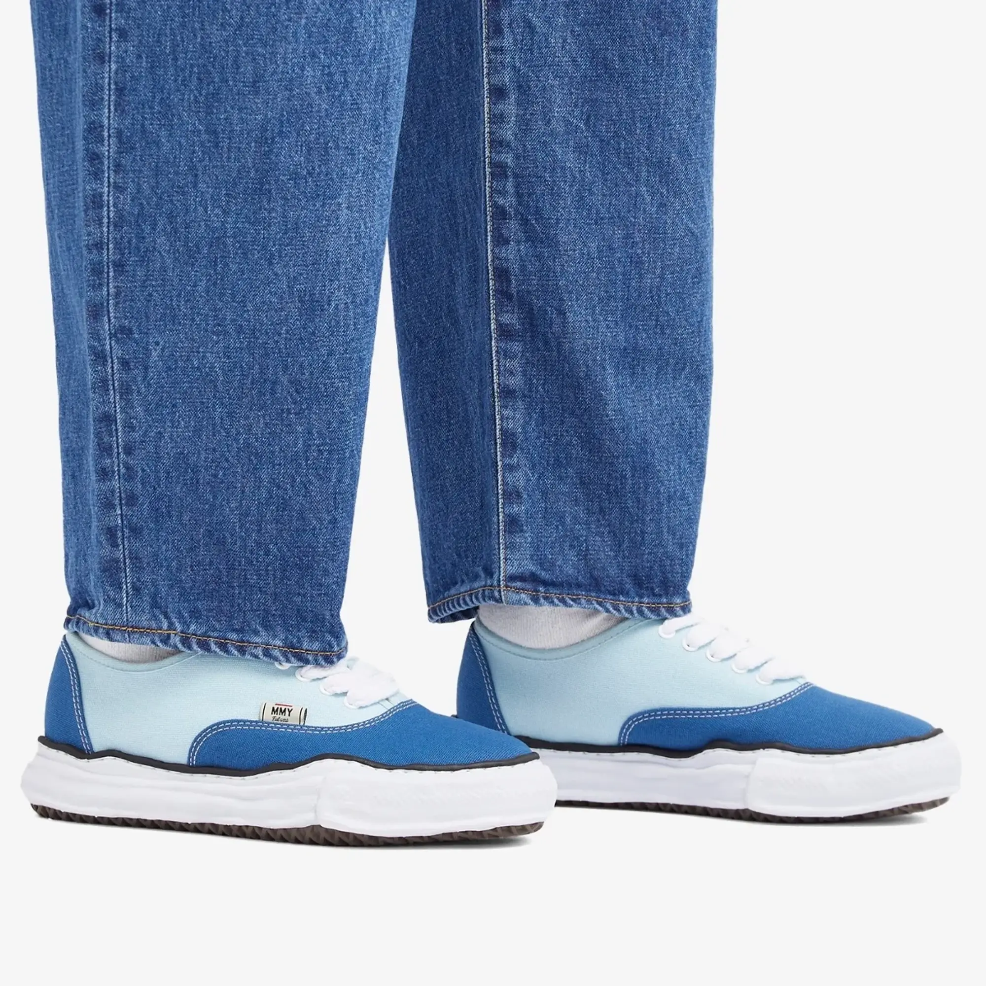Maison MIHARA YASUHIRO Baker Original Low Canvas Sneaker Blue/Blue