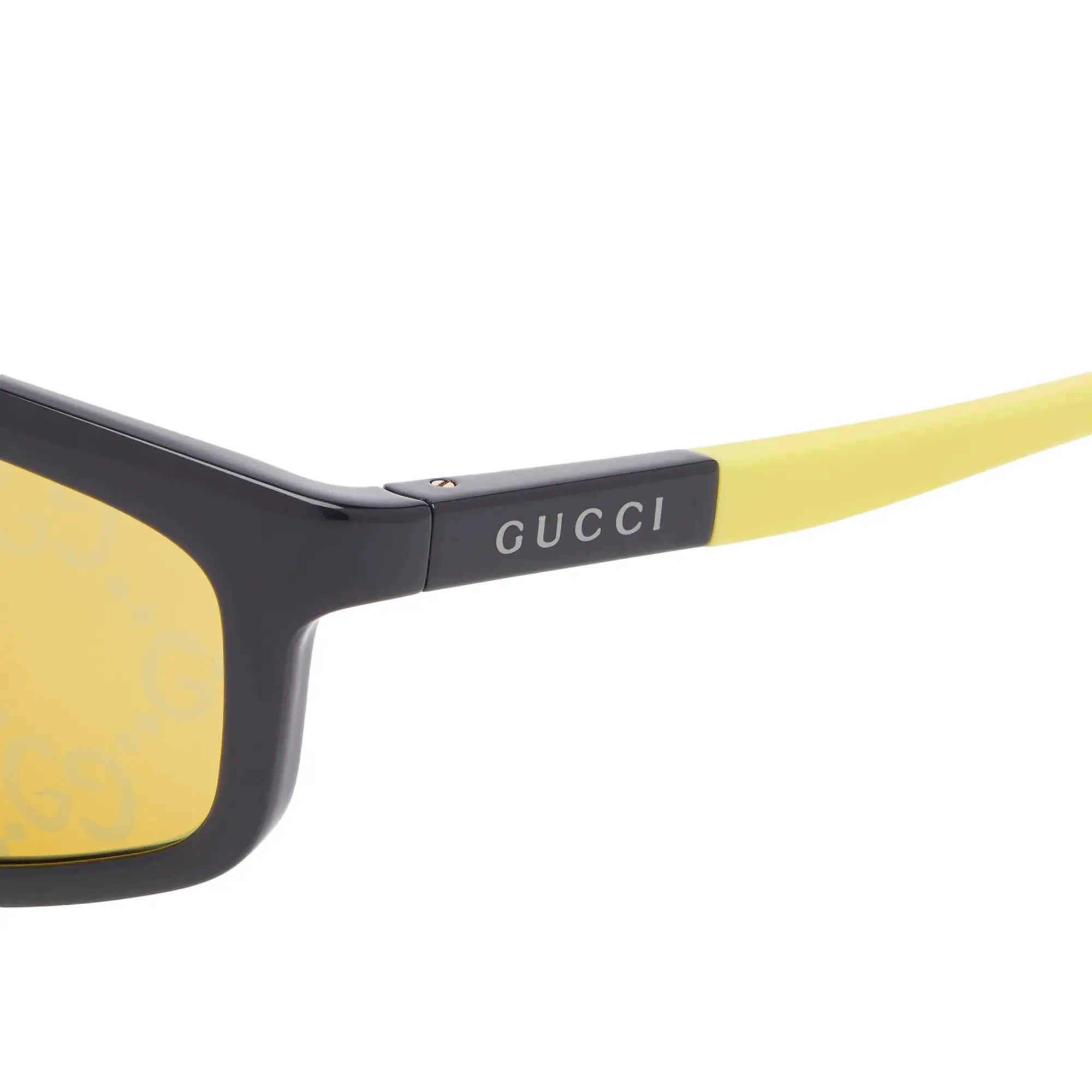 Gucci Active Sunglasses Black/Yellow