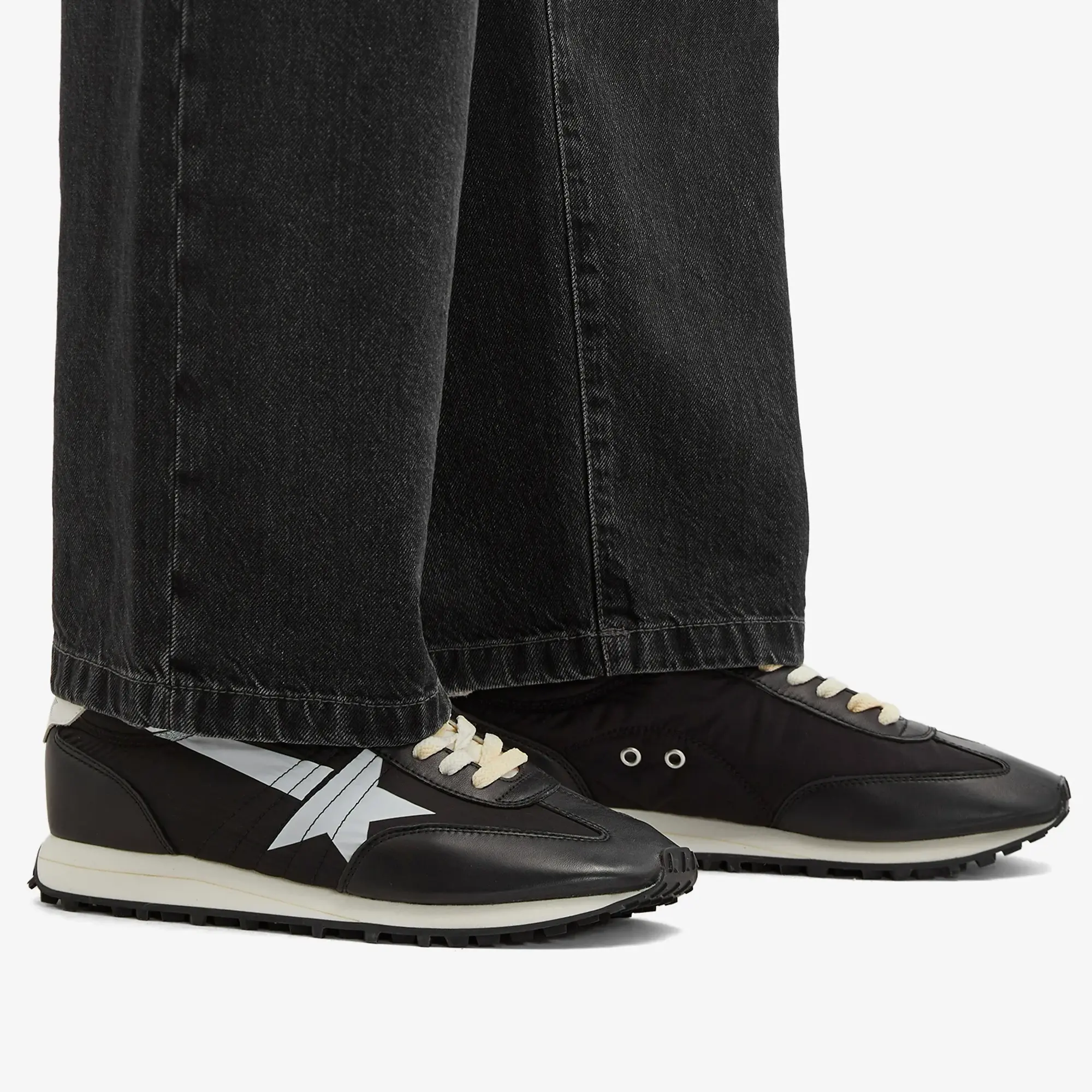 Golden Goose Men's Marathon Runner Sneaker Black/White