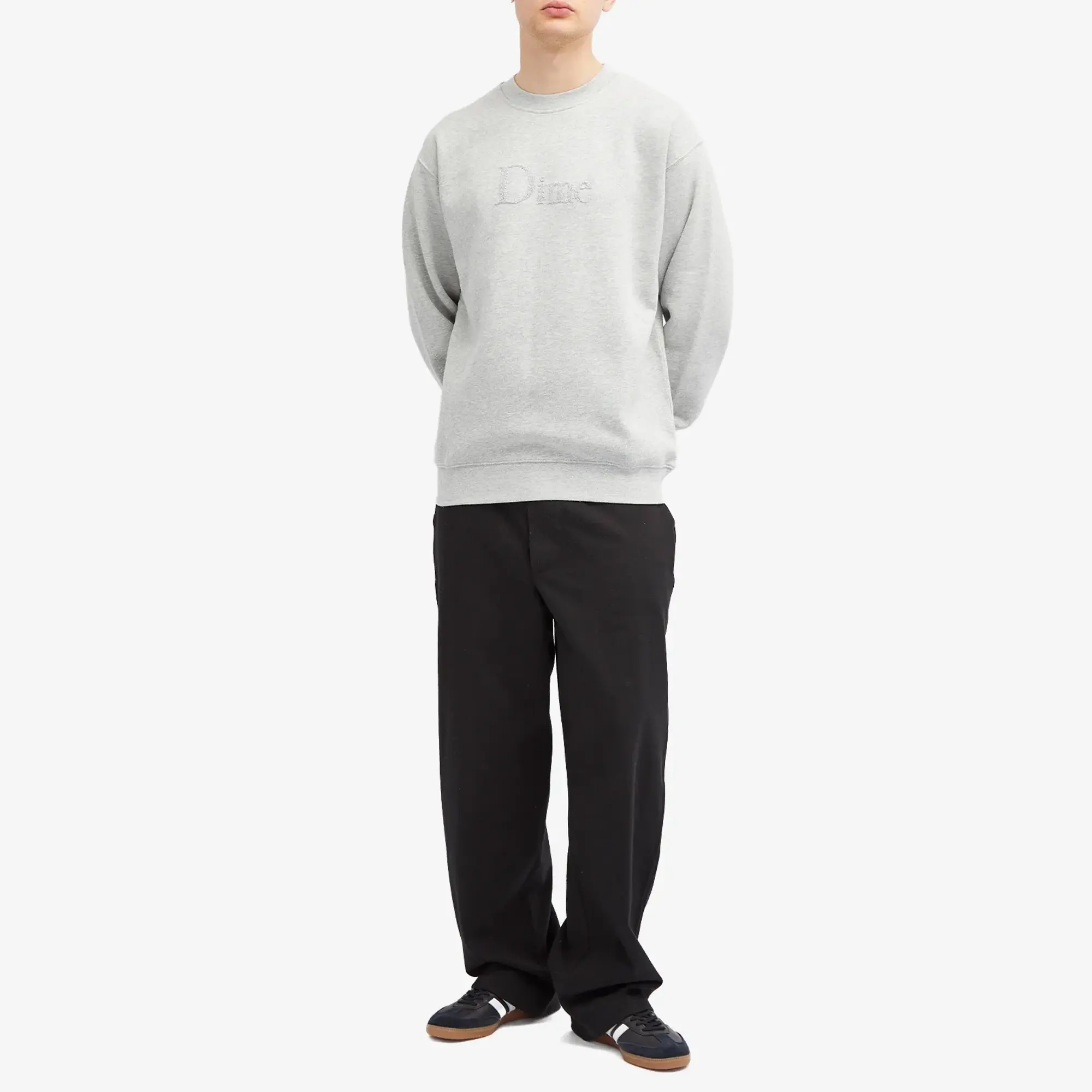Dime Men's Classic Logo Sweatshirt Heather Grey