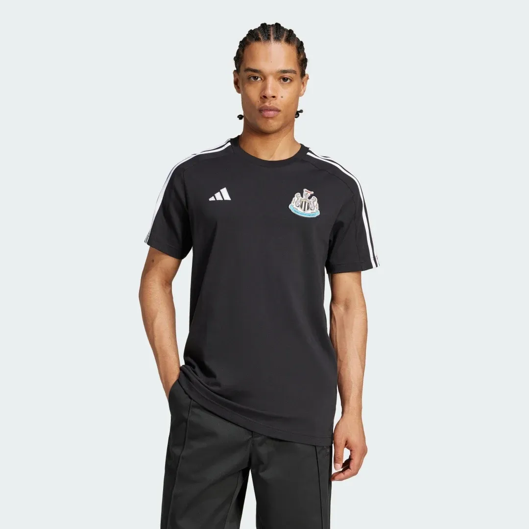 adidas Newcastle United FC DNA T-Shirt - Black - Mens | IX5162