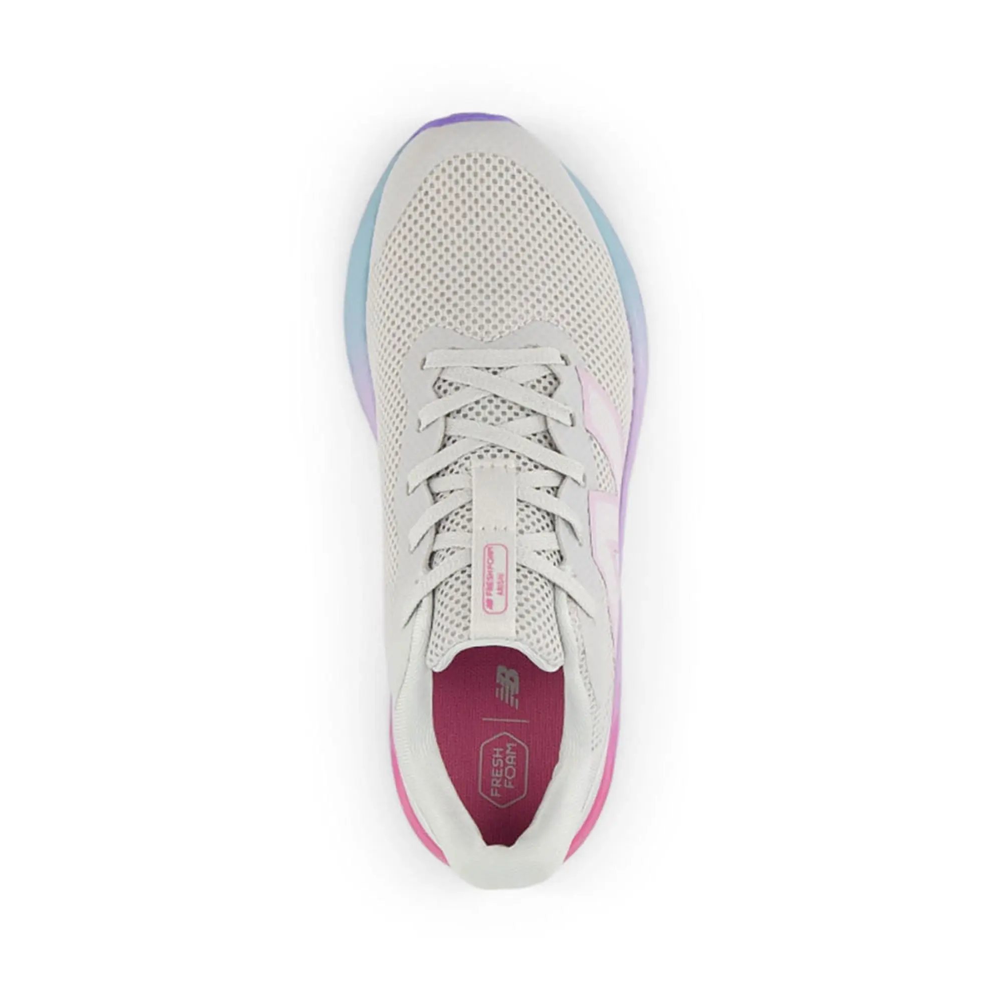 New Balance Kids' Fresh Foam Arishi v4 in Grey/Pink/Purple Synthetic