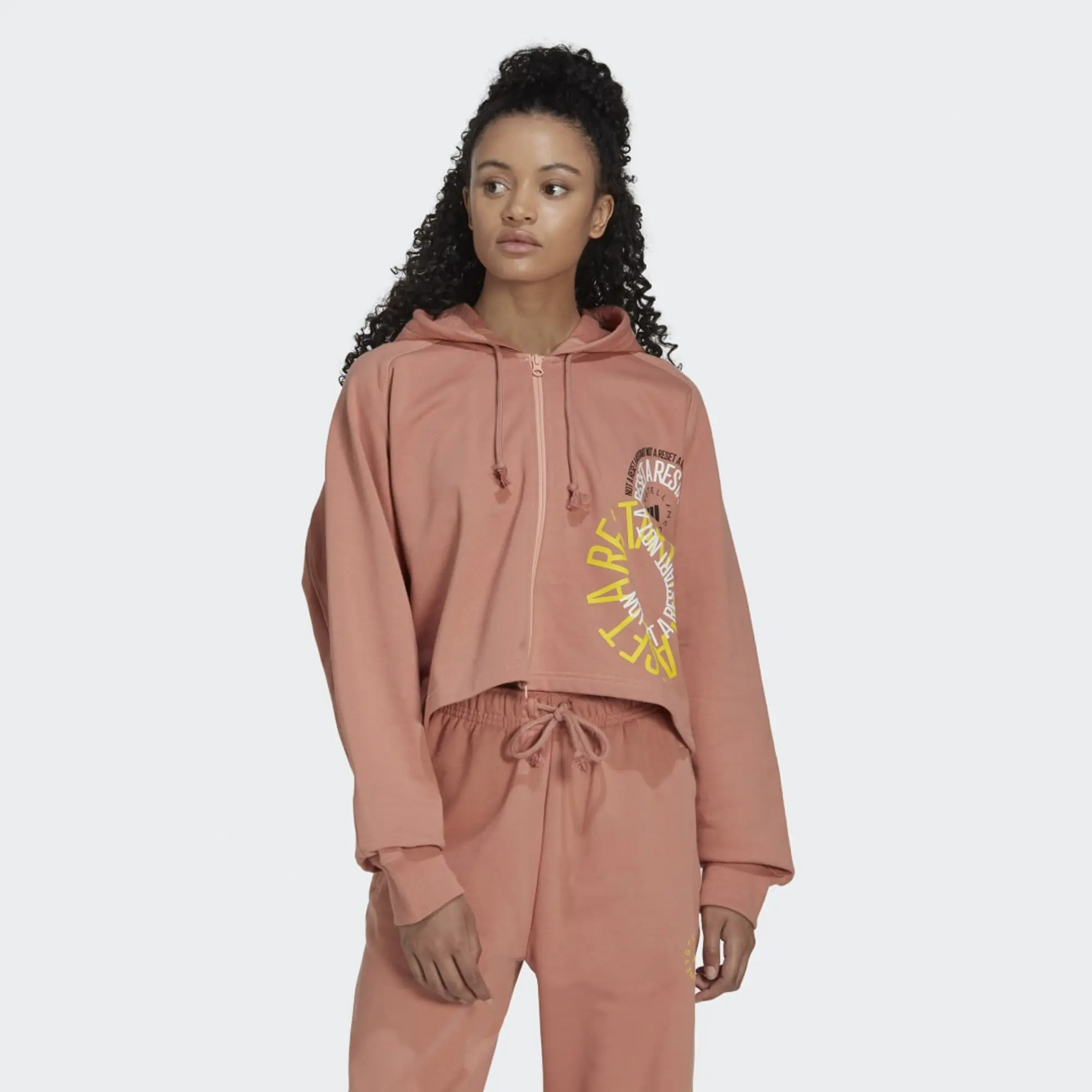 adidas adidas by Stella McCartney Cropped Hoodie