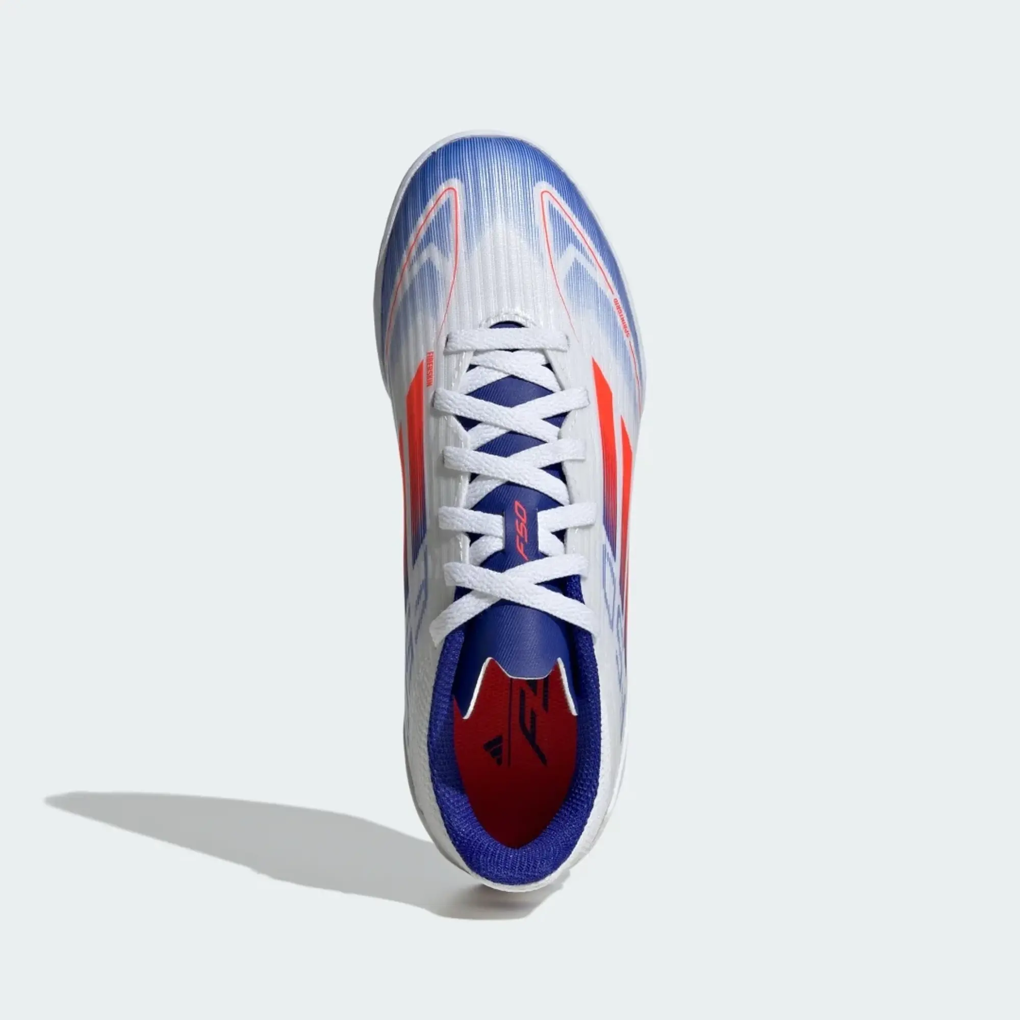 adidas F50 League Junior Indoor Football Boots - White