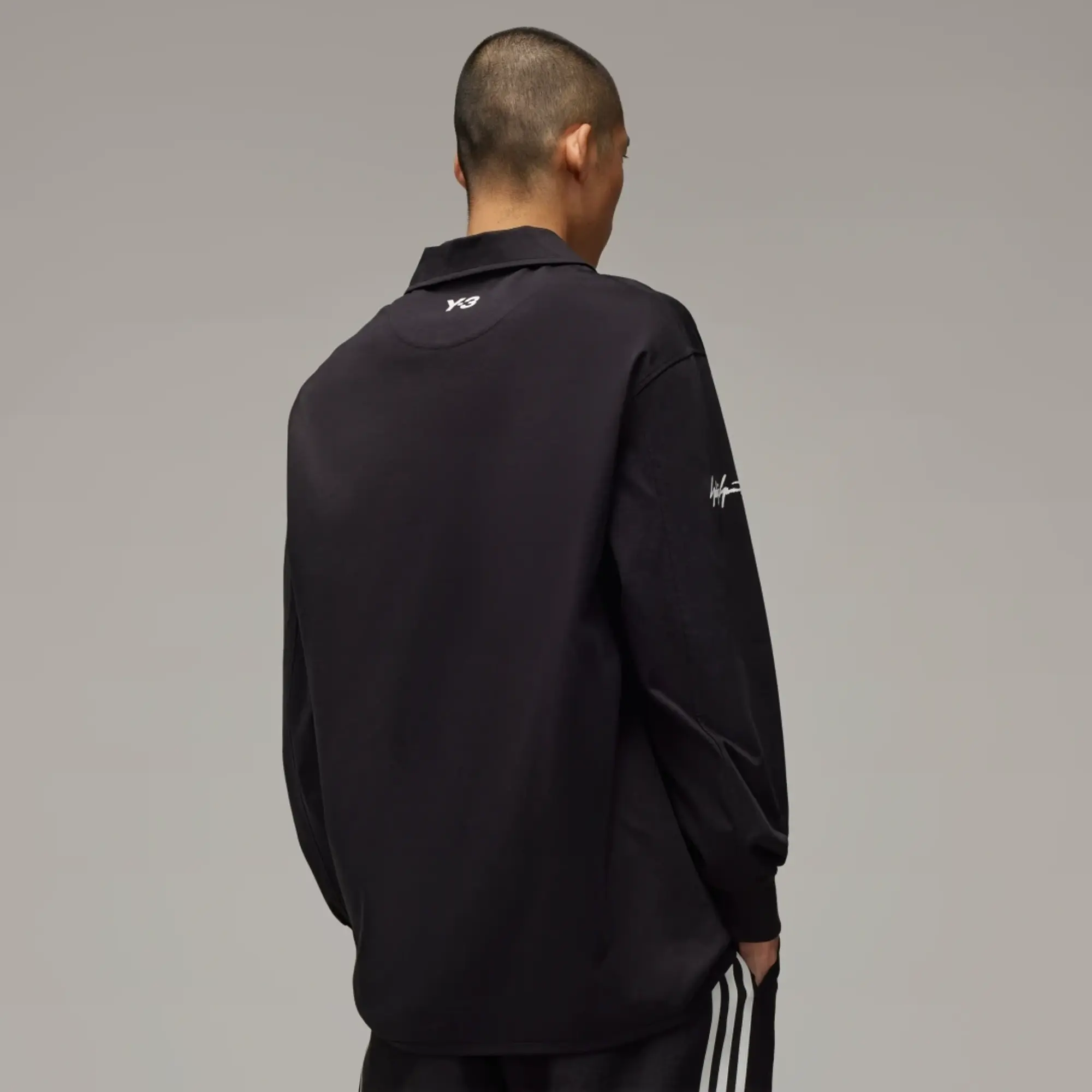 adidas Y-3 Real Madrid Travel Long Sleeve Polo Shirt