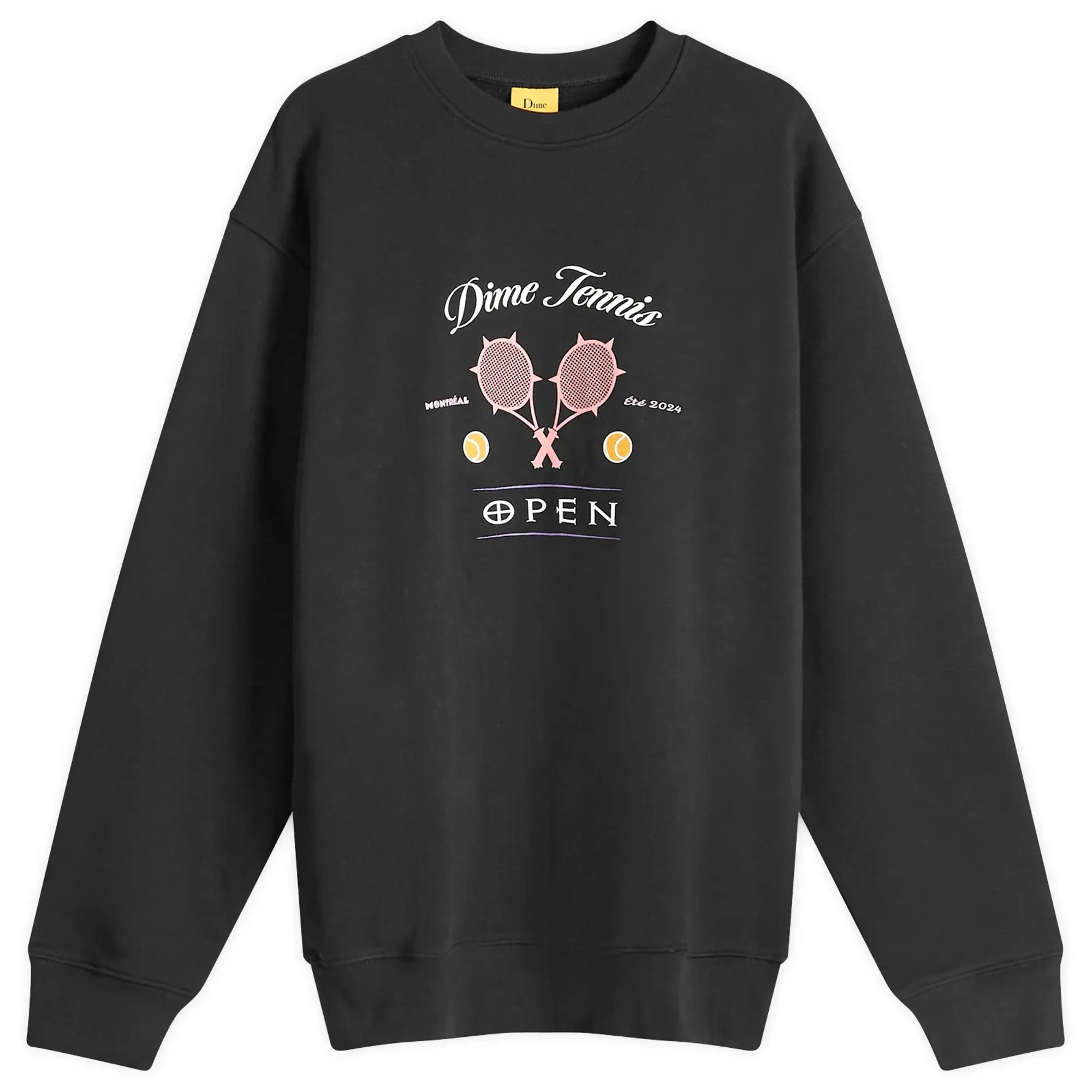 Dime Men's Court Sweatshirt Black