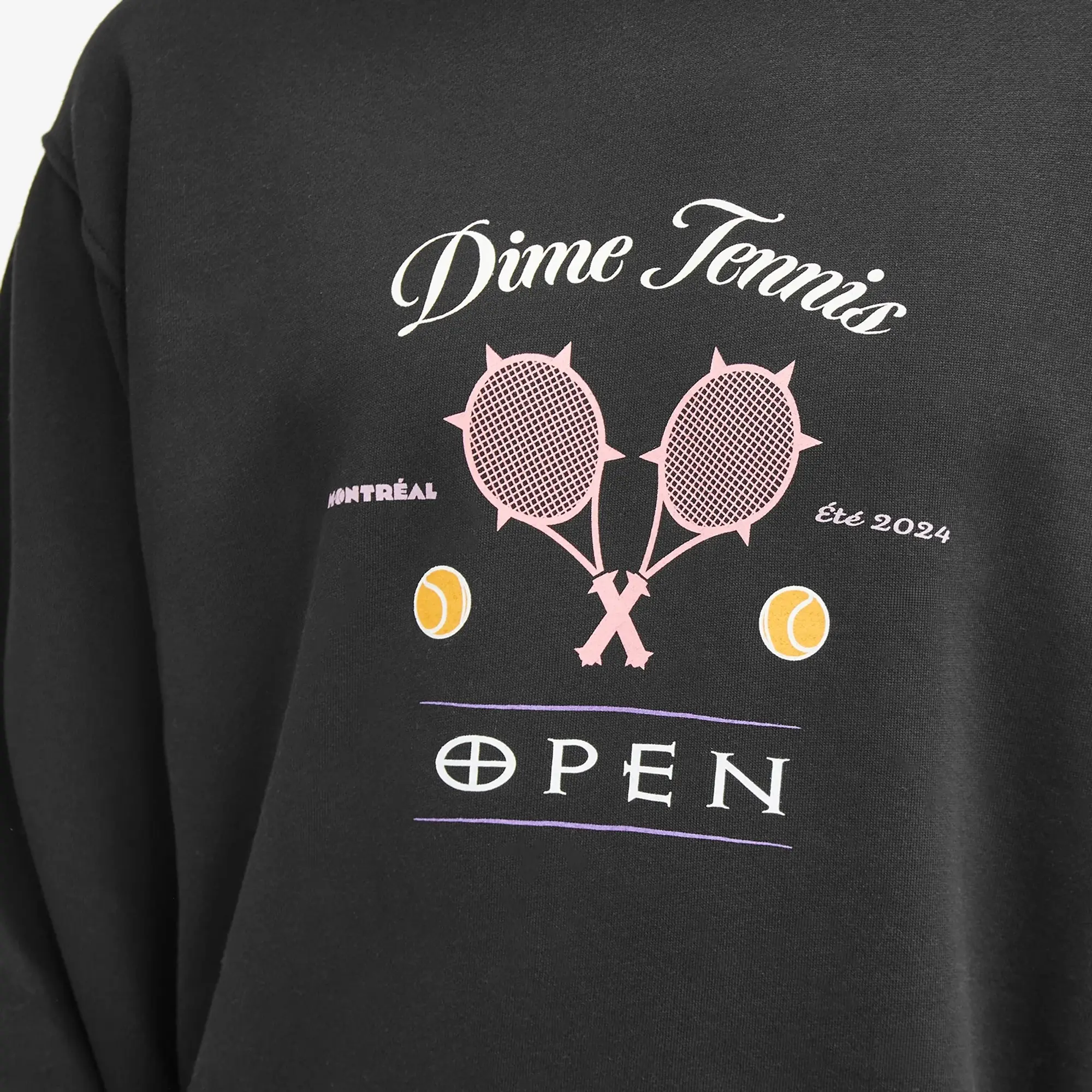 Dime Men's Court Sweatshirt Black