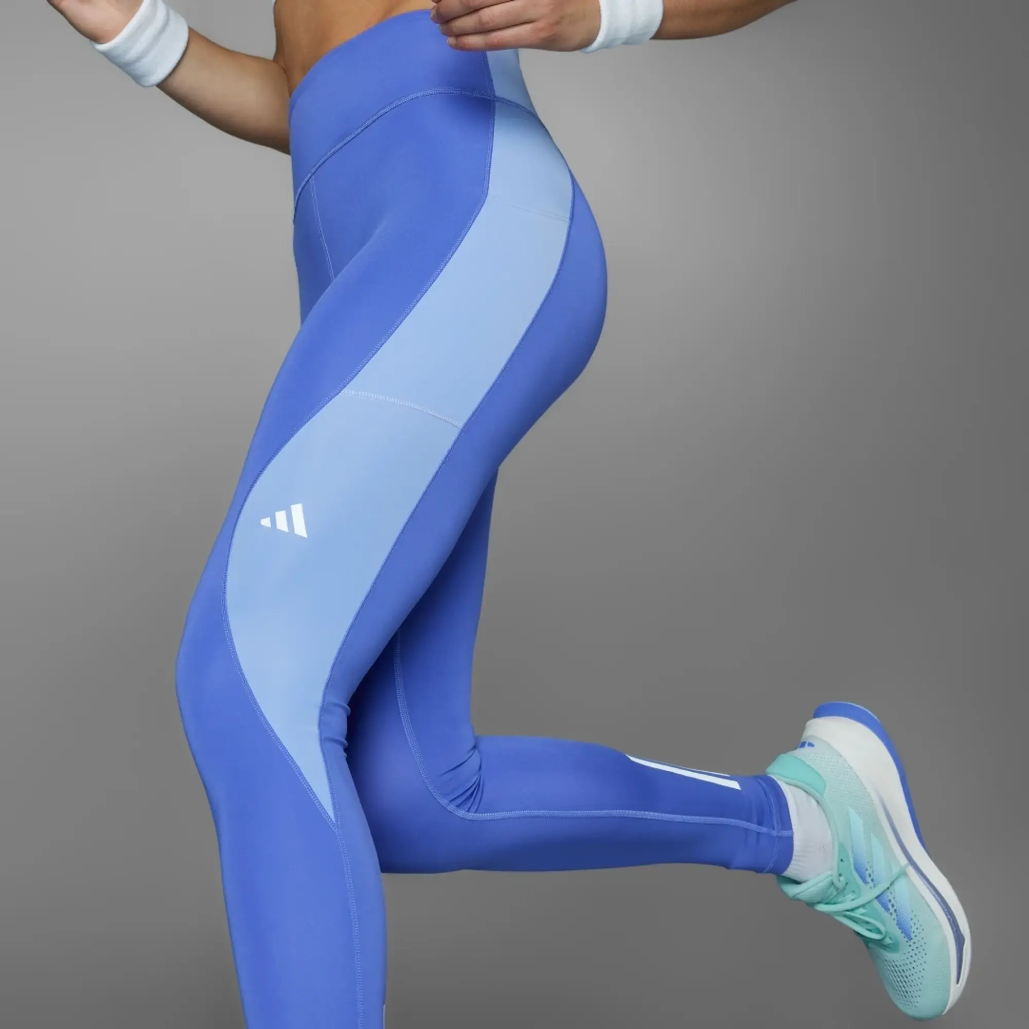 adidas Women Own The Run Colorblock Full Length Leggings