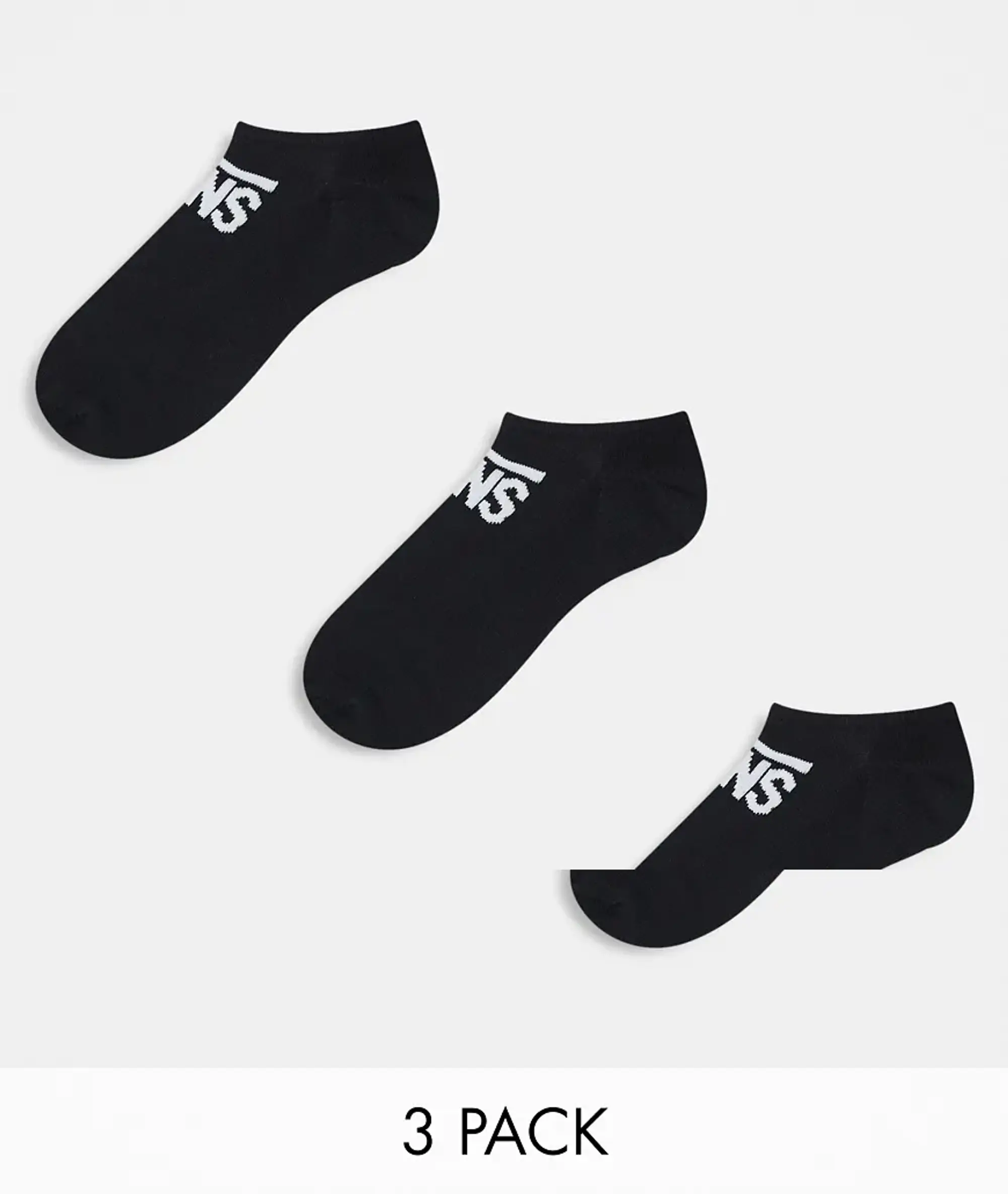 Vans 3 Pack Classic Kick Socks - Black