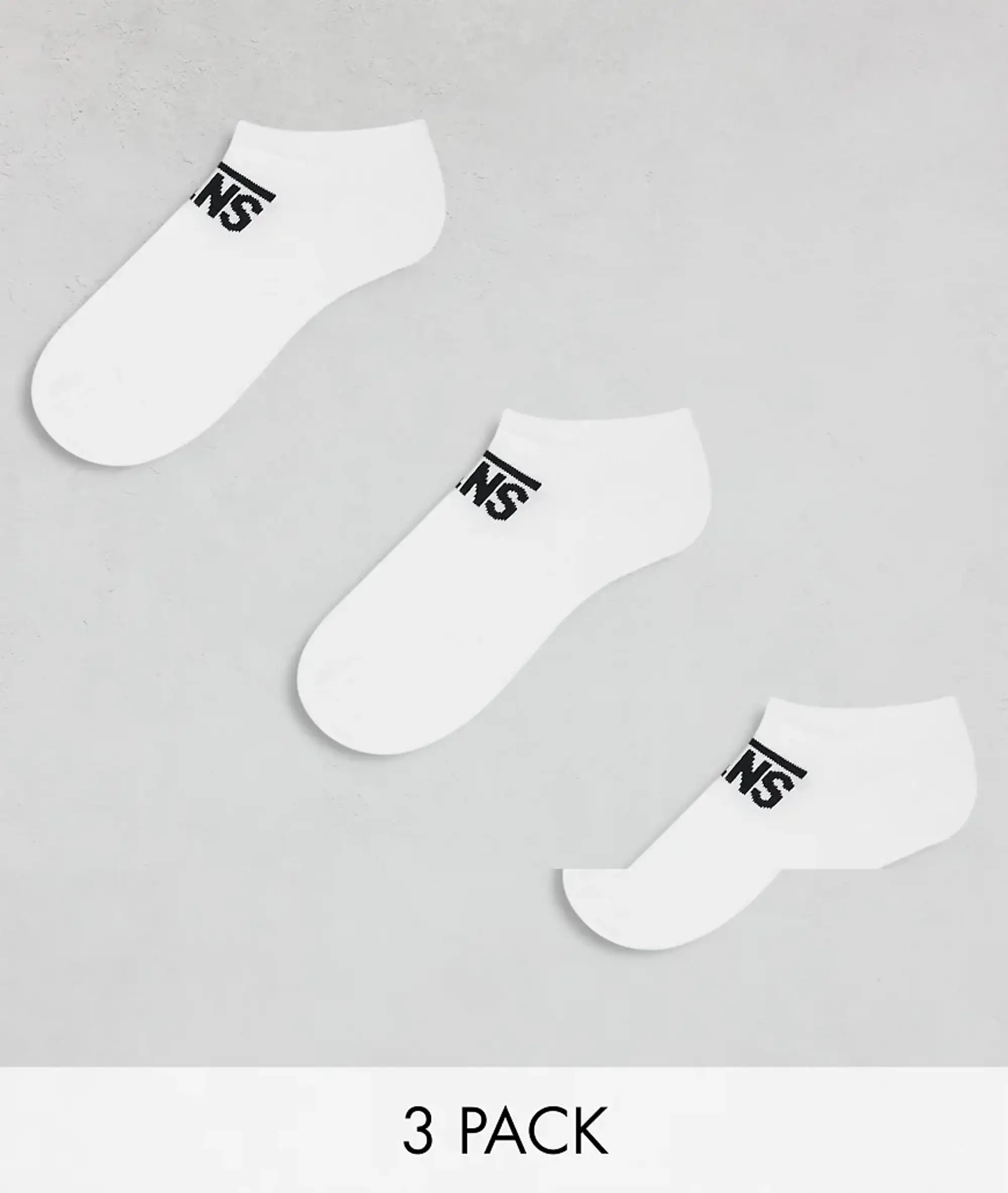 Vans 3 Pack Trainer Socks In White