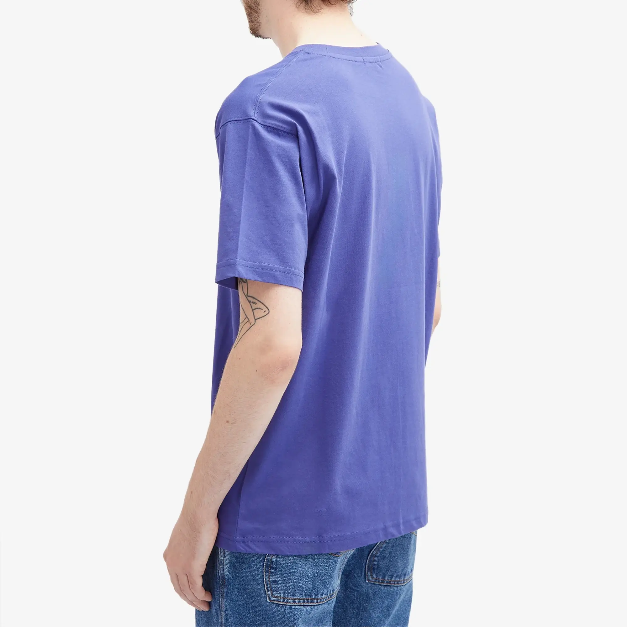 Dime Men's Classic Small Logo T-Shirt Indigo