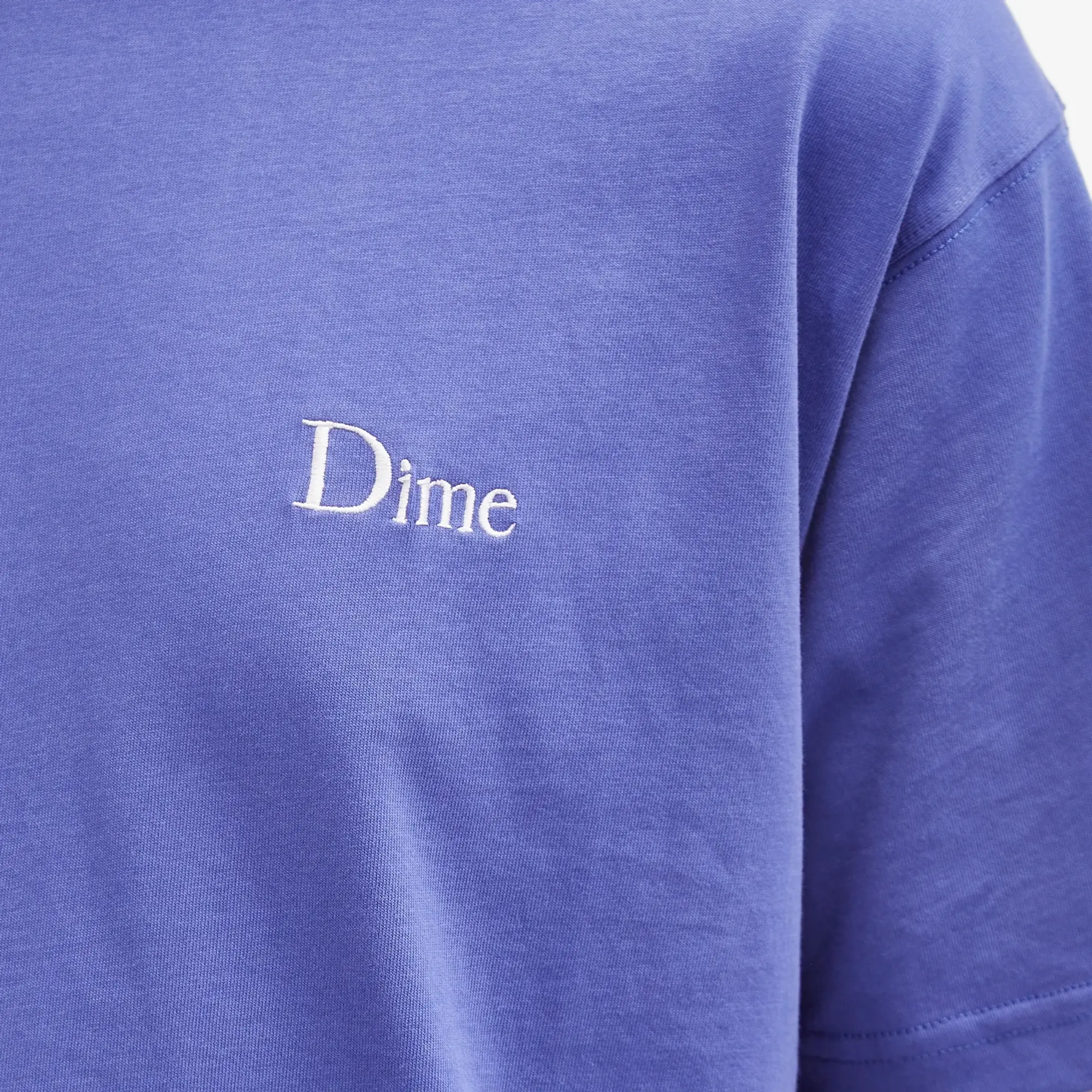 Dime Men's Classic Small Logo T-Shirt Indigo