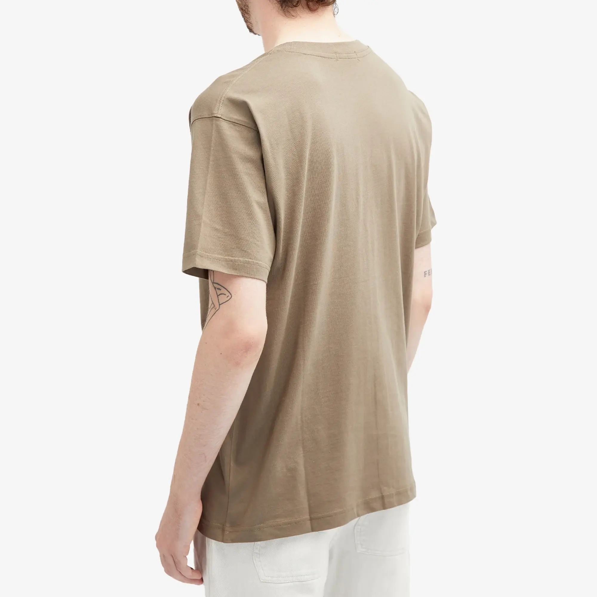 Dime Men's Classic Small Logo T-Shirt Deep Sepia