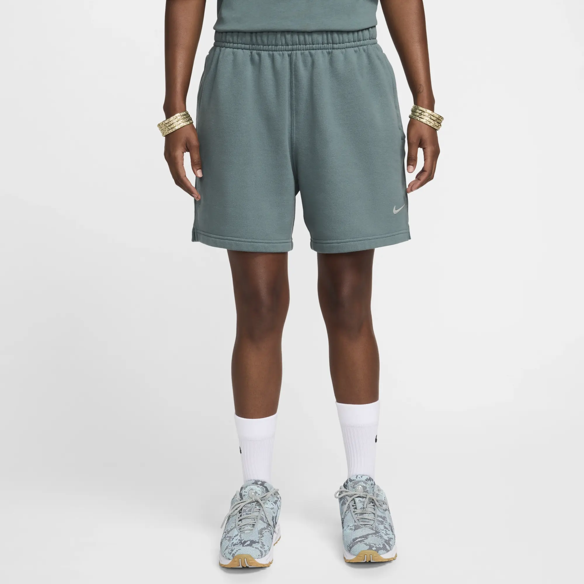 Nike Nocta Cardinal Stock Fleece Short Mineral Slate/Faded Spruce/Mica Green