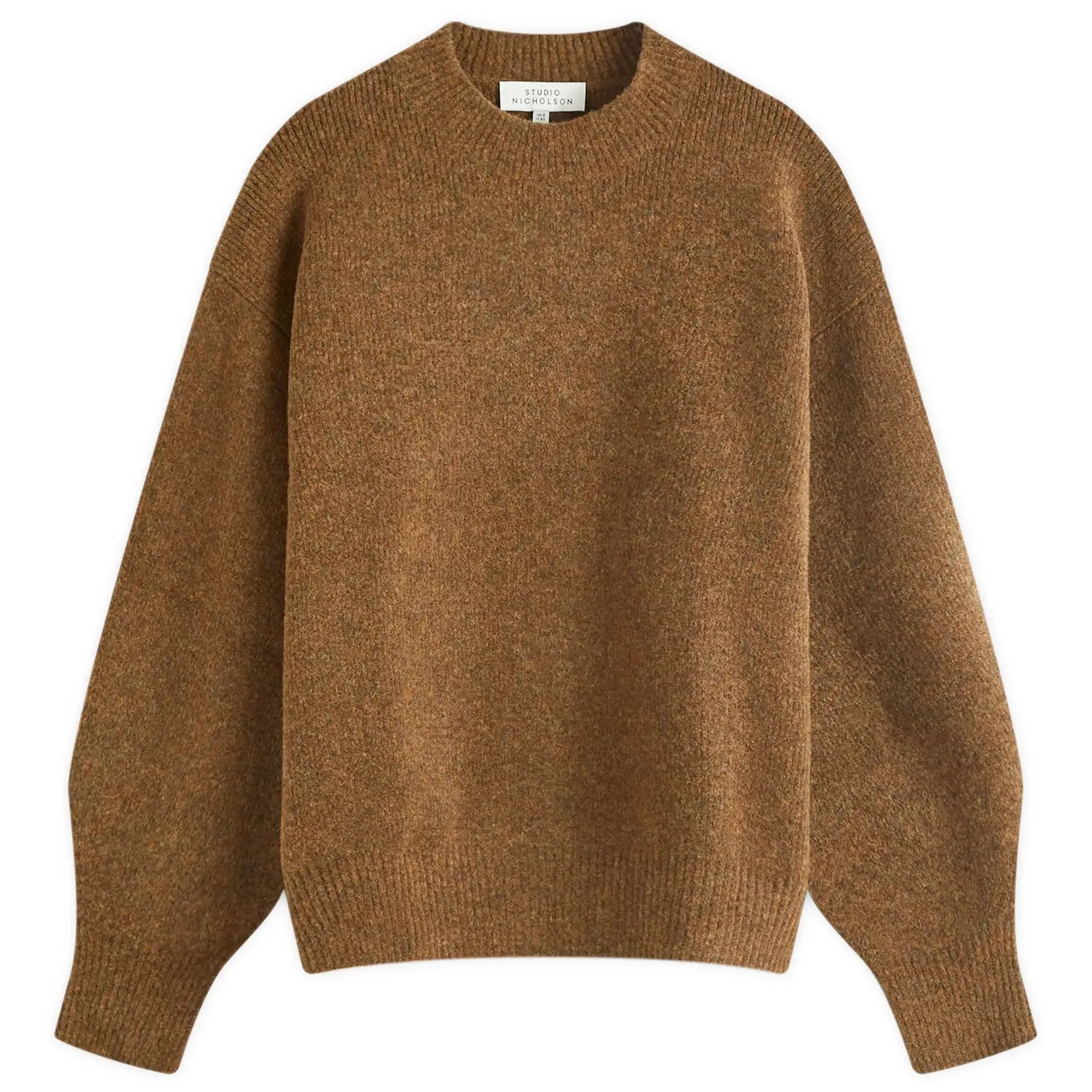 Studio Nicholson Women's Oversized Crewneck Nutmeg