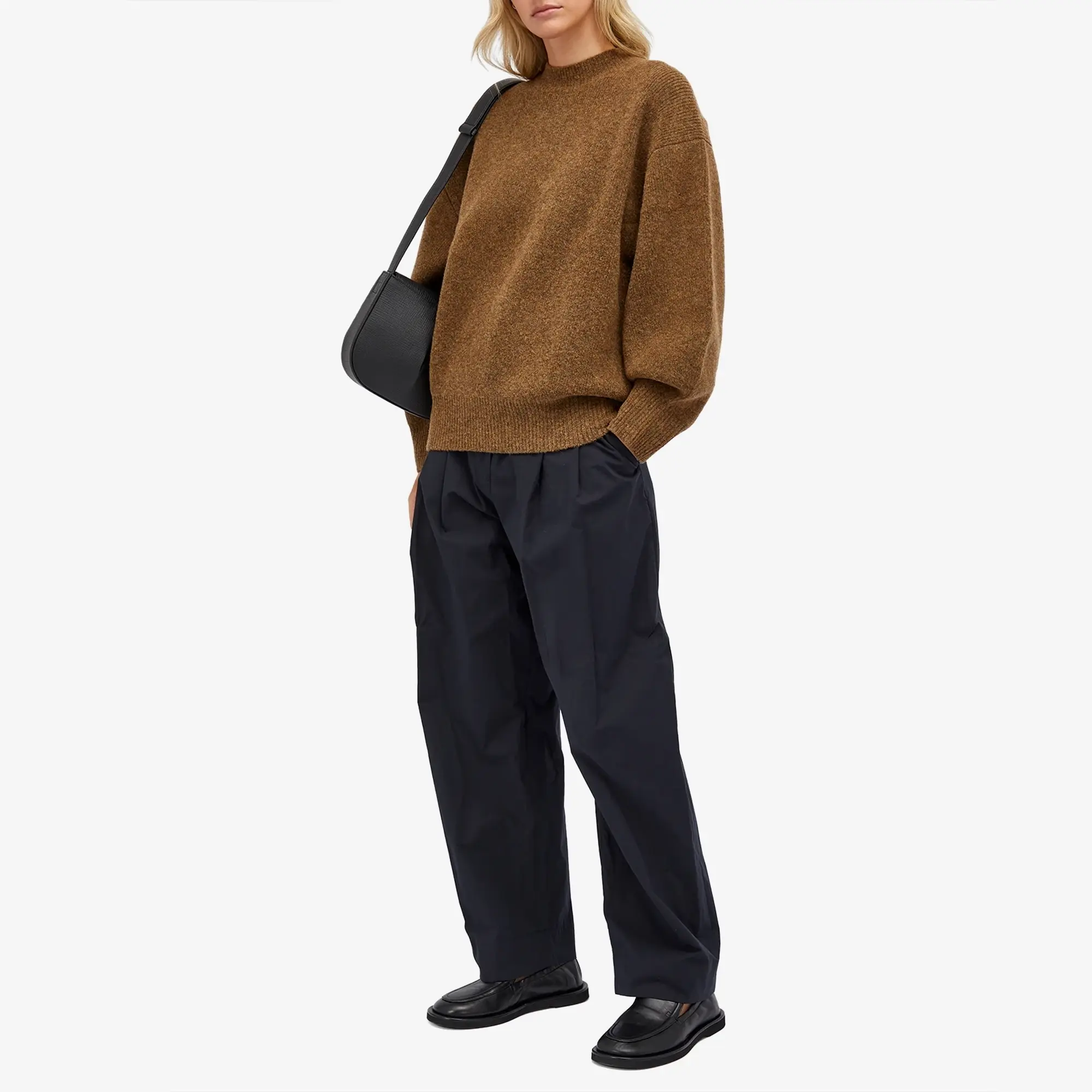 Studio Nicholson Women's Oversized Crewneck Nutmeg