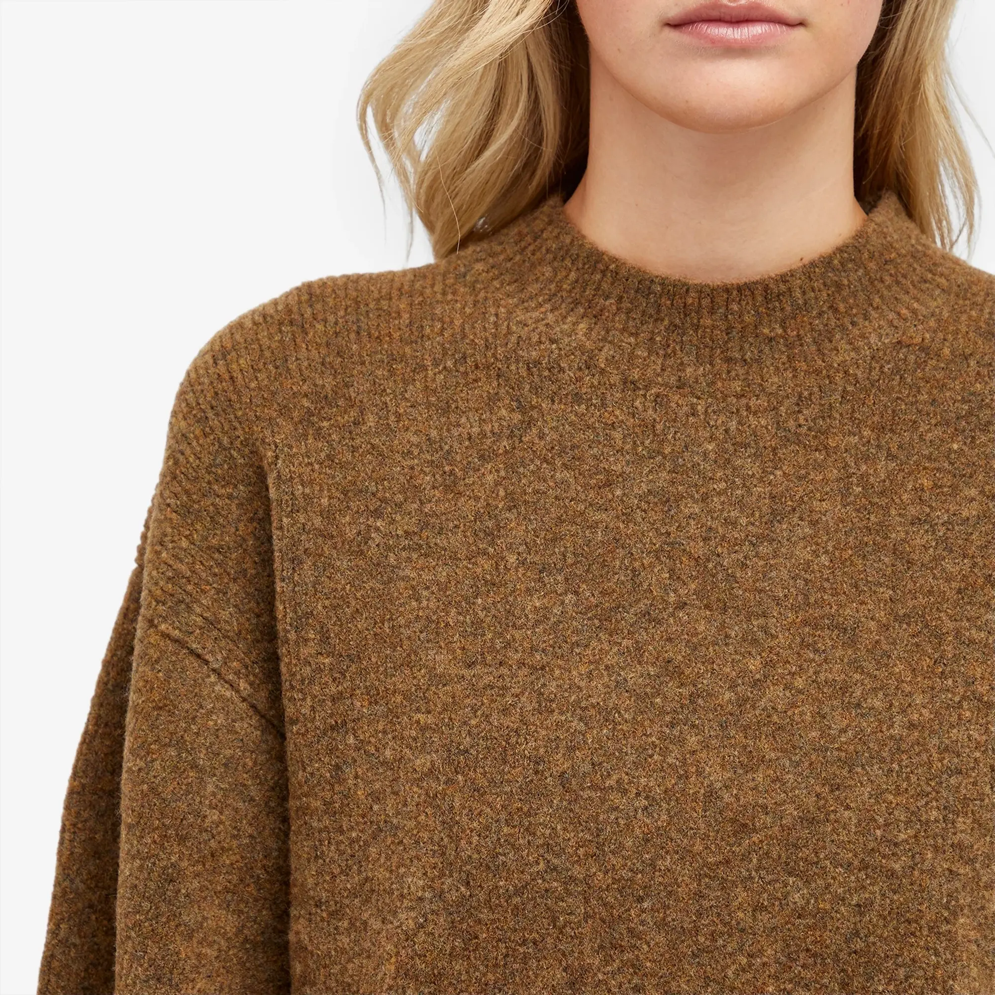 Studio Nicholson Women's Oversized Crewneck Nutmeg