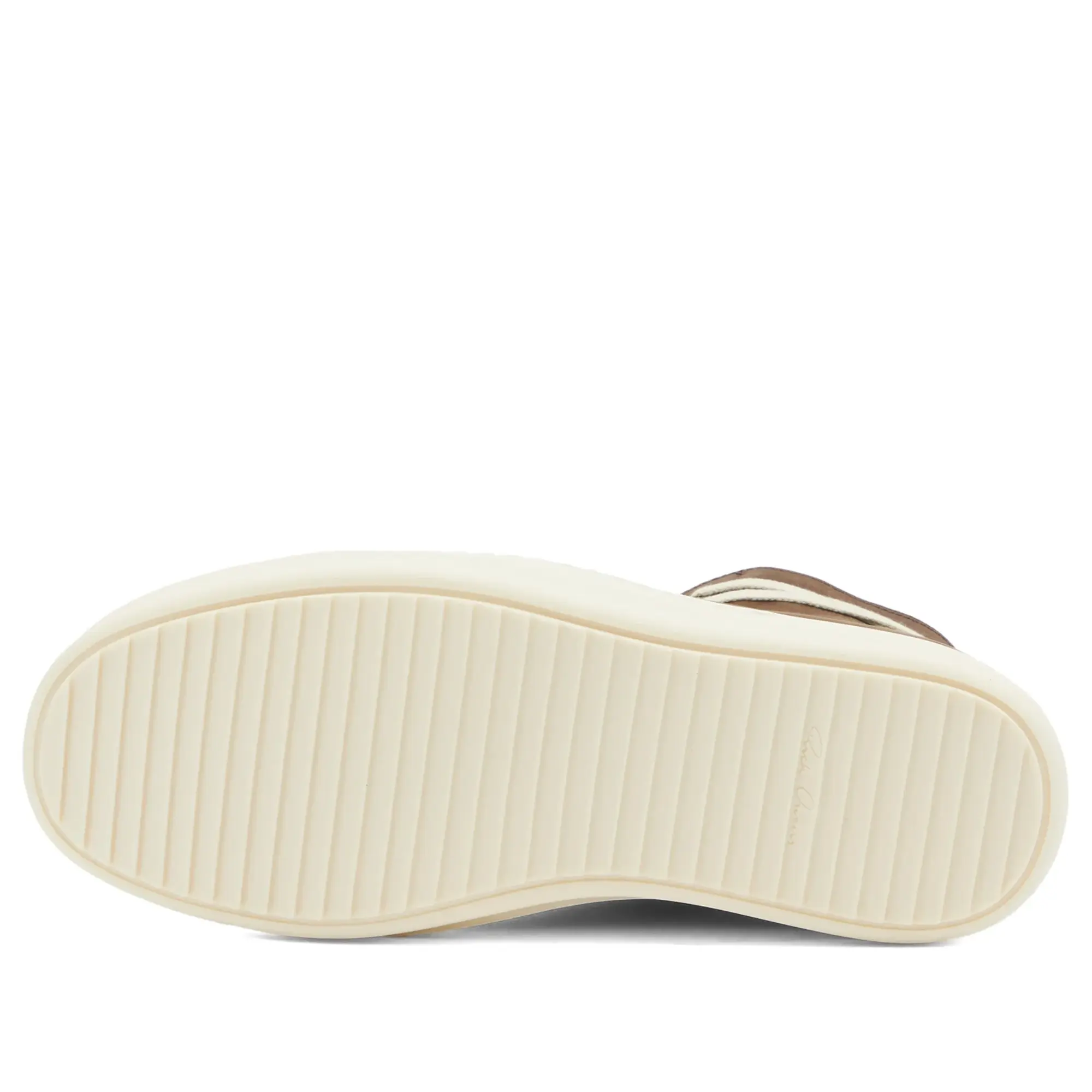 Rick Owens Women's Hi Top Sneakers Saddle/Milk