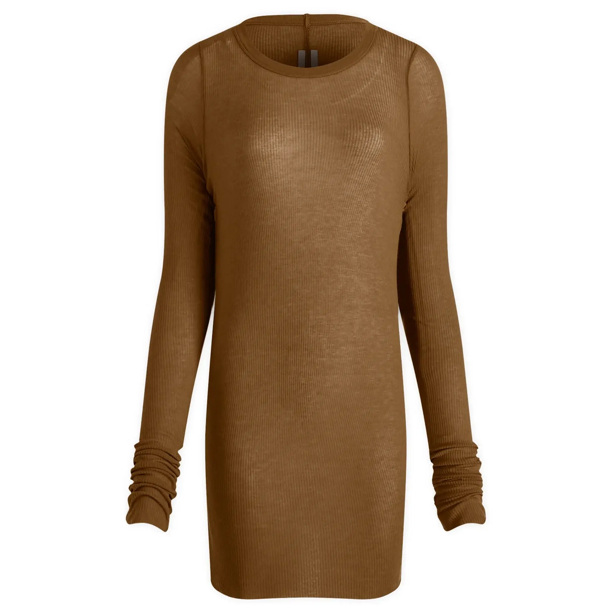 Rick Owens Women's Rib Long Sleeve Tee Bean