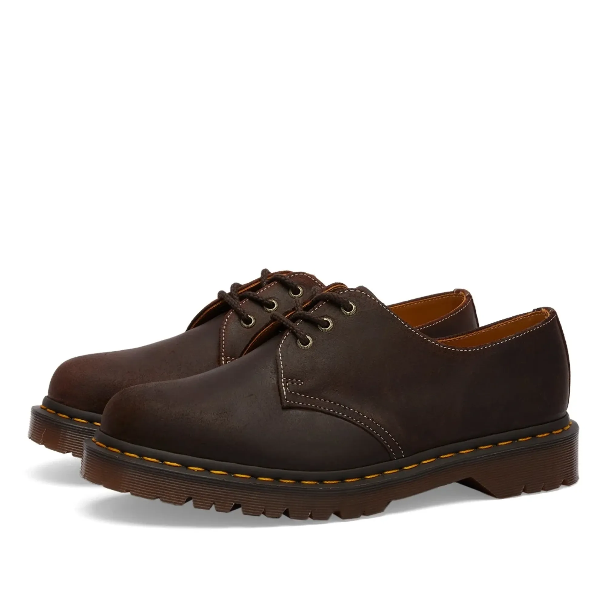 Dr. Martens Men's 1461 Wax Commander Shoe Rustric Brown | 31861749