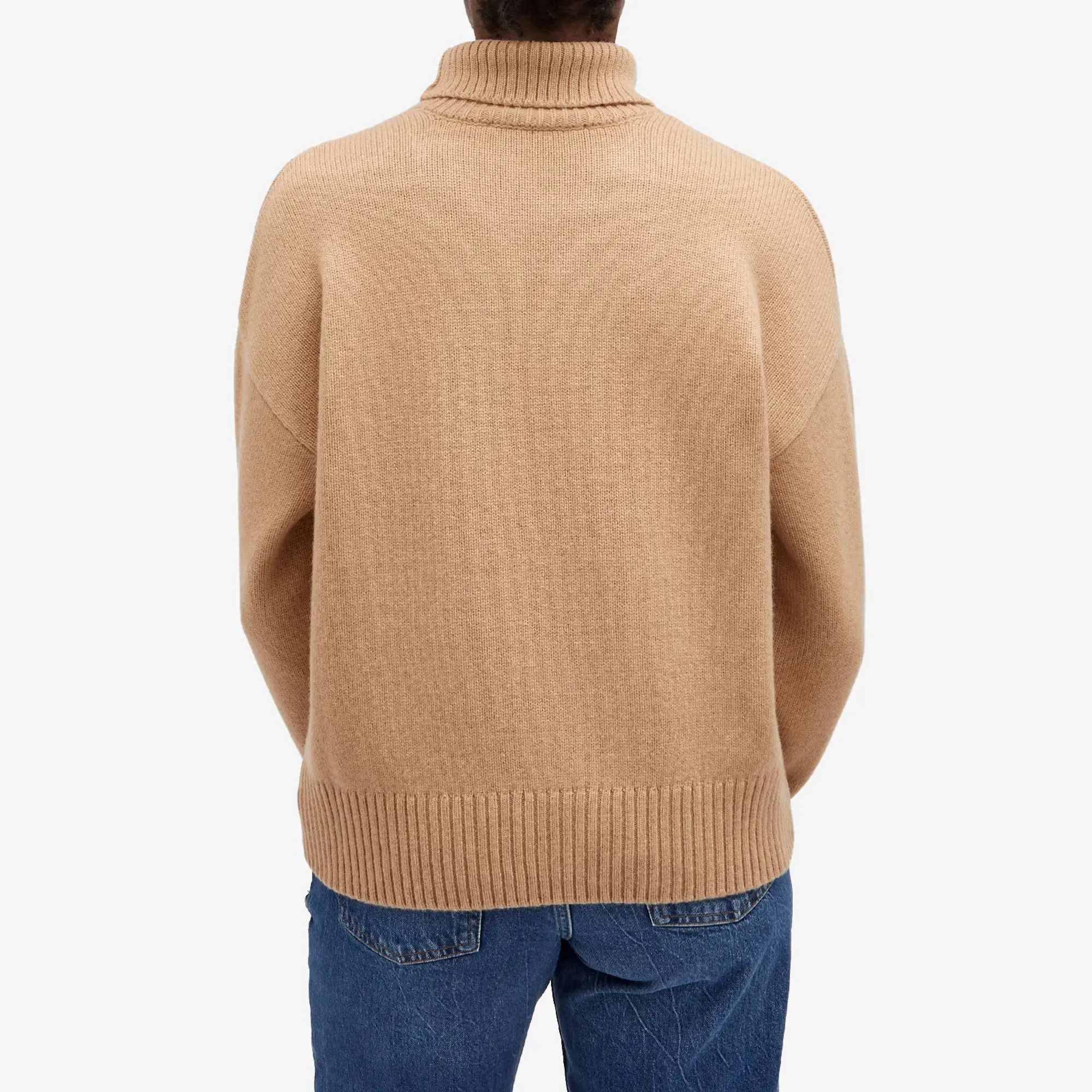 AMI Paris Women's Embossed ADC Jumper Nude