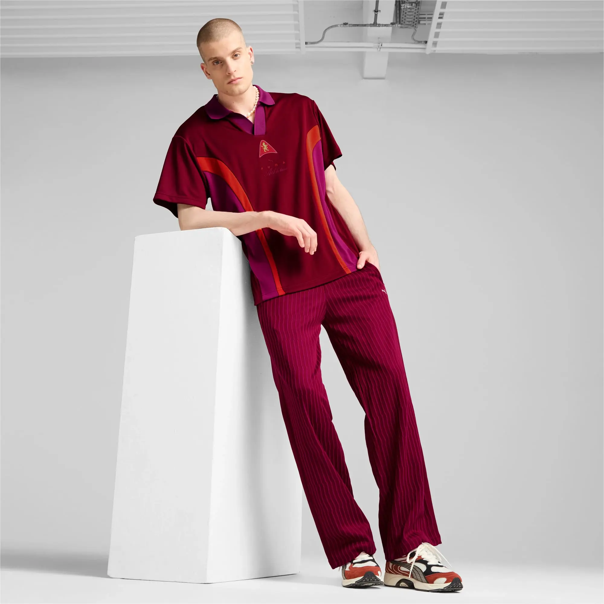 PUMA Players Lane T7 Pants Men, Intense Red
